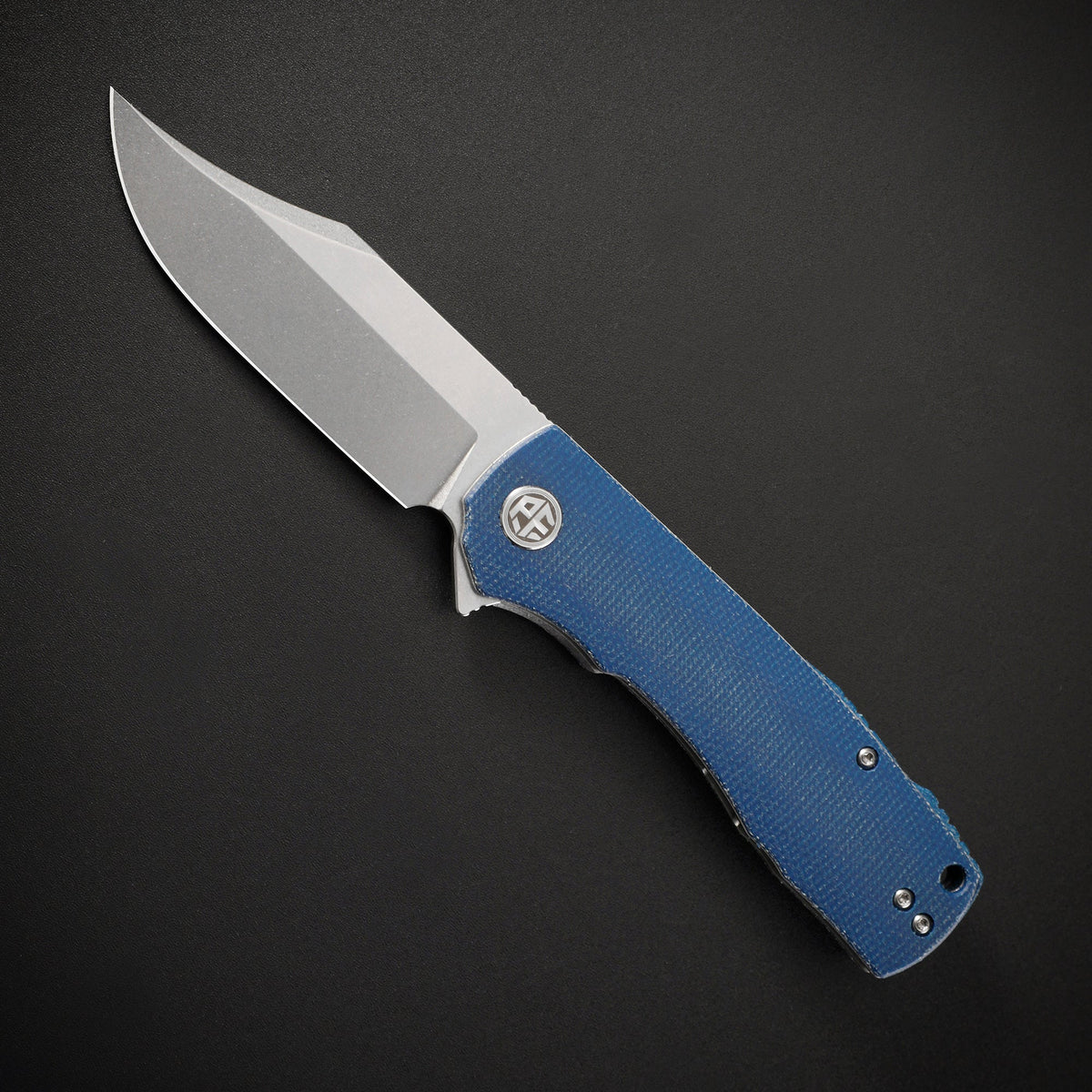 Petrified Fish PFP03 Victor,3.58" K110 Satin Blade,140g Micarta Handle Flipper Liner Lock Folding Knife