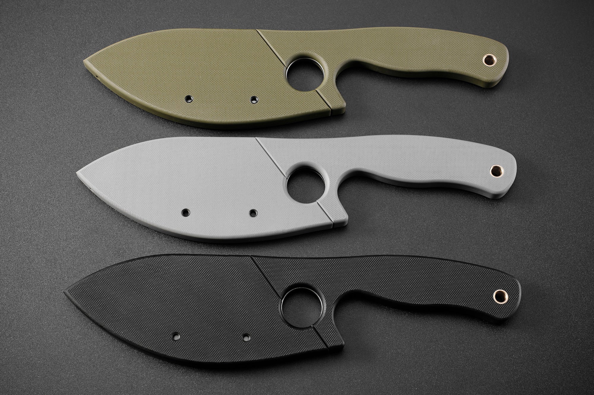 Petrified Fish PFH01 EEL,3.46" 9CR18MOV Blade,G10 Handle,Multifunctional Fixed Blade knife