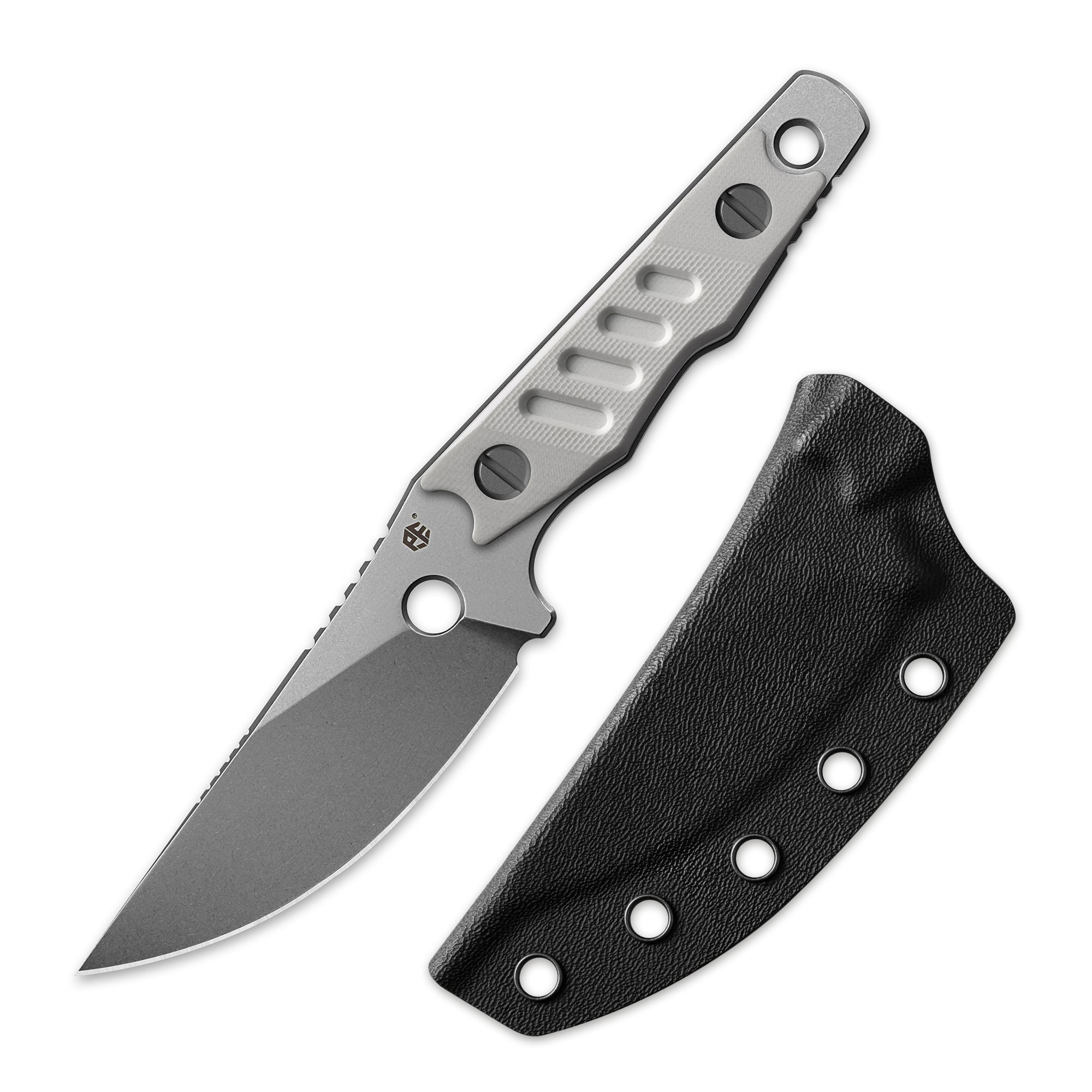 Petrified Fish PFE18-Bison L,N690 Steel Skeleton Knife