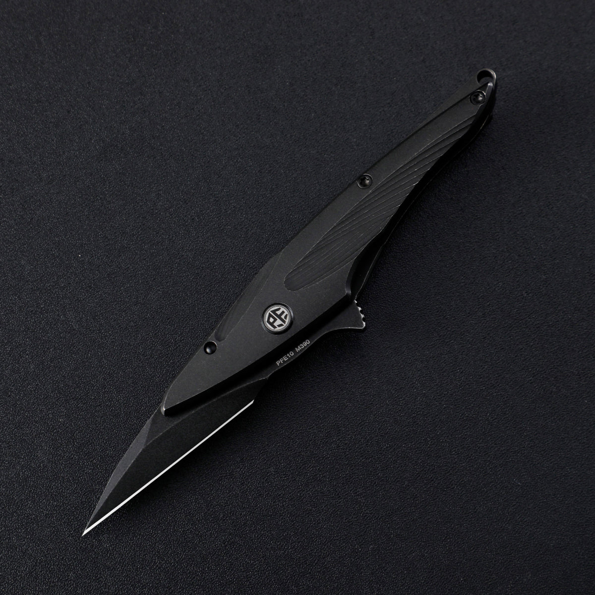 Petrified Fish PFE10 Hummingbird,1.06" Blade,30g Titanium Handle,Flipper Frame Lock Folding Knife