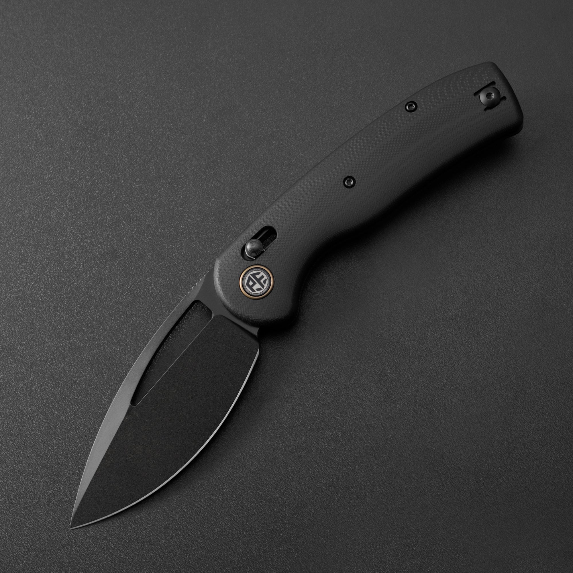 Petrified Fish PFP13-Viper,3.50" K110 Steel Blade,G10 Handle,Crossbar Lock Folding Knife