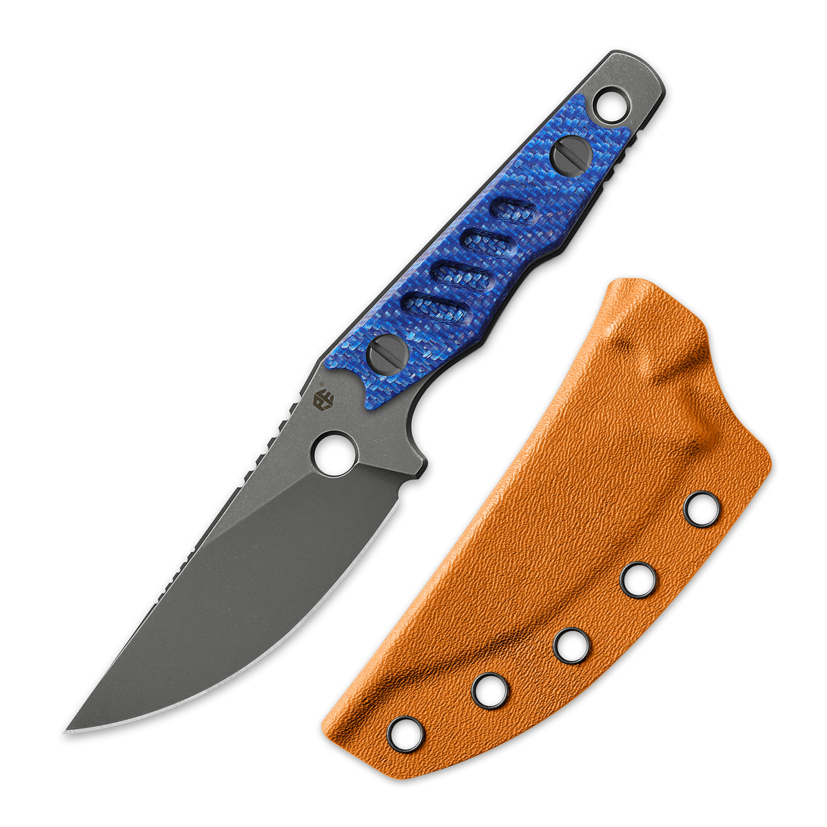 Petrified Fish PFE18-Bison L,N690 Steel Skeleton Knife