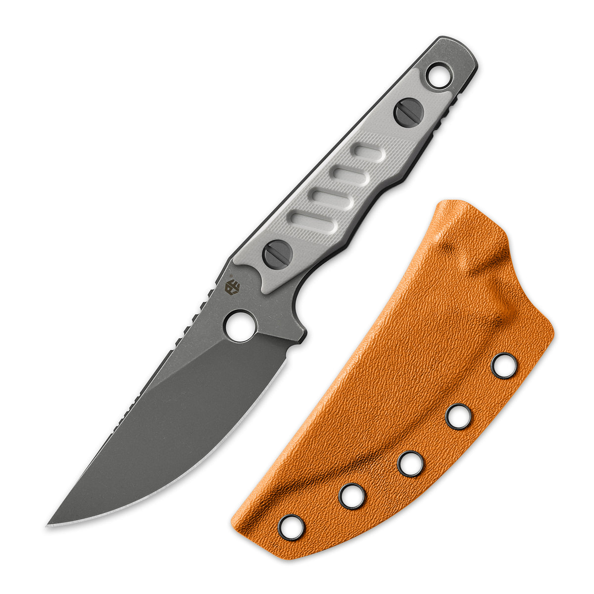 Petrified Fish PFE18-Bison L,N690 Steel Skeleton Knife