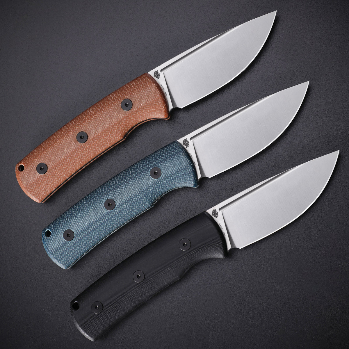 Petrified Fish PFP01F Beluga,3.62" N690 Blade,Micarta/G10 Handle Fixed Blade Knife