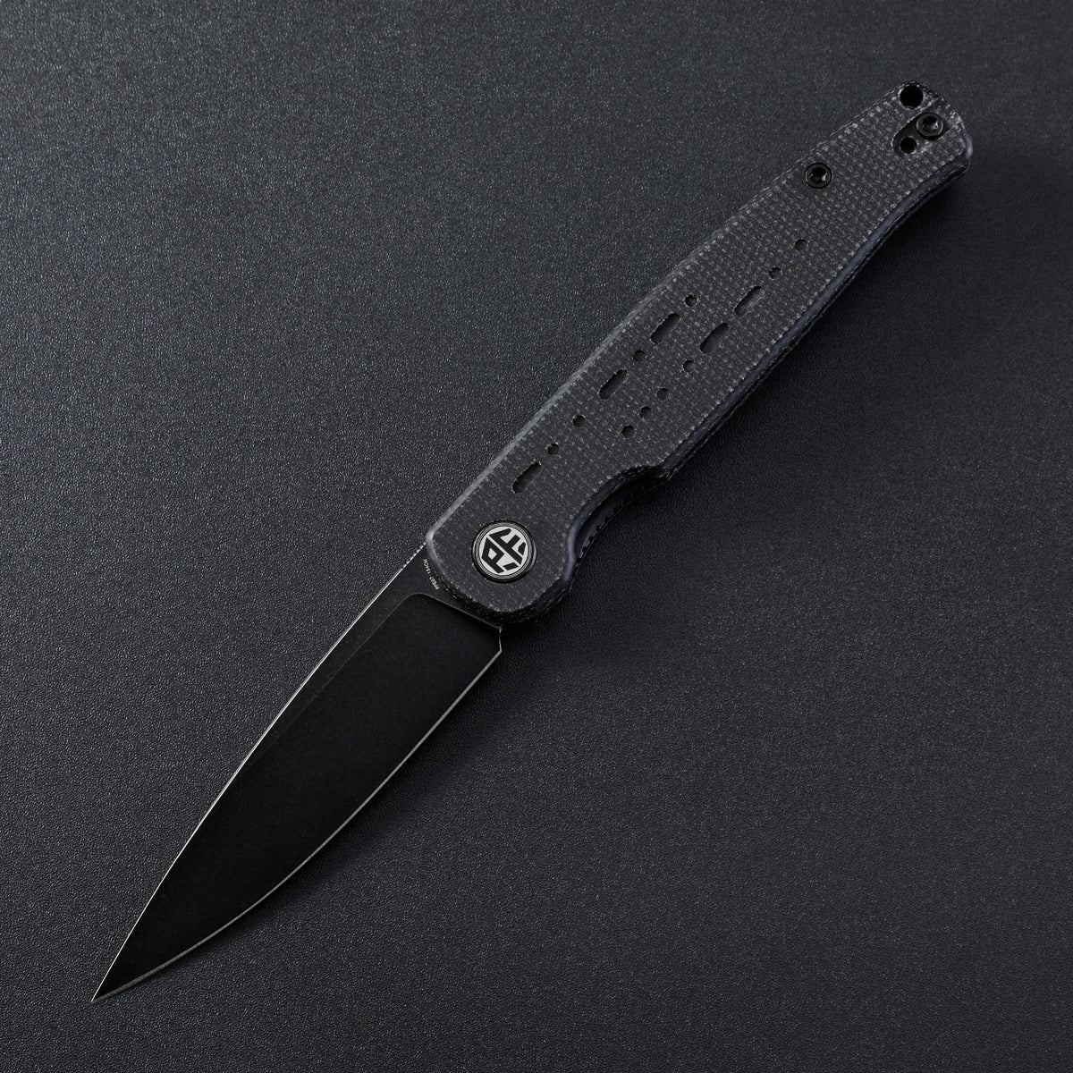 Petrified Fish PFE07 Morse,3.31" 154CM Blade,G10/Micarta Handle Front Flipper Liner Lock Folding Knife