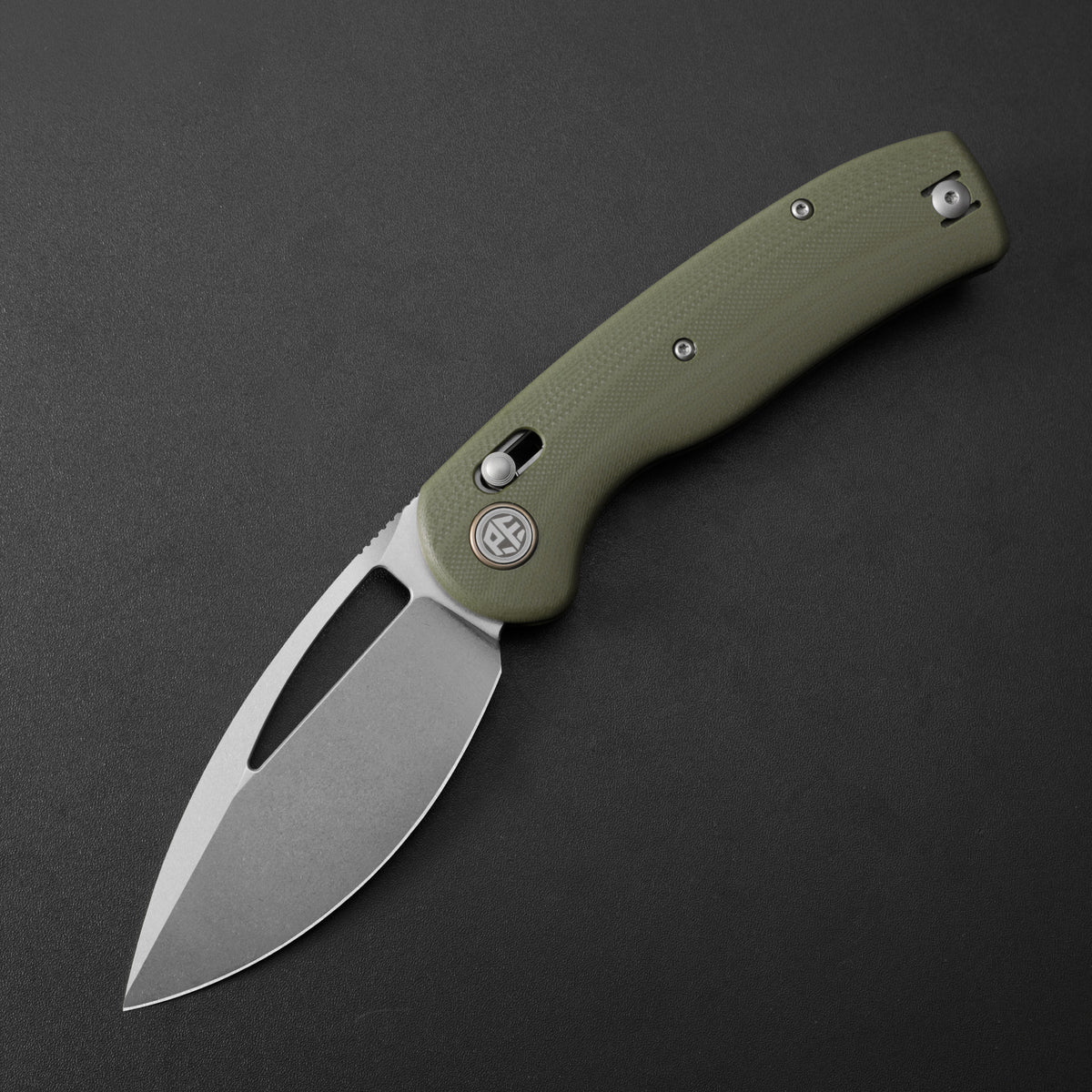 Petrified Fish PFP13-Viper,3.50" K110 Steel Blade,G10 Handle,Crossbar Lock Folding Knife