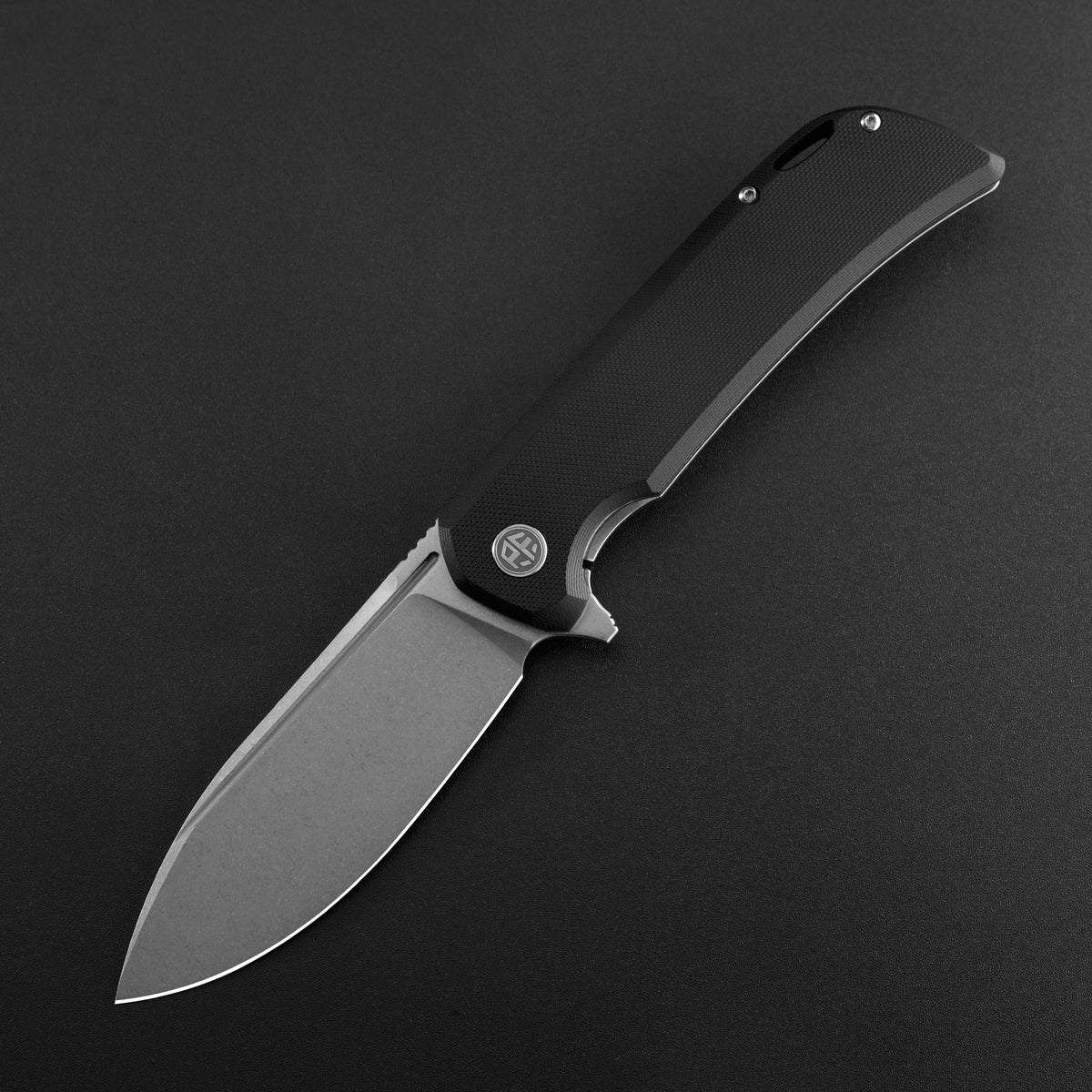 Petrified Fish PFB05 Tunny,3.86" 14C28N Blade,G10/Micarta Handle,Flipper Liner Lock Folding Knife