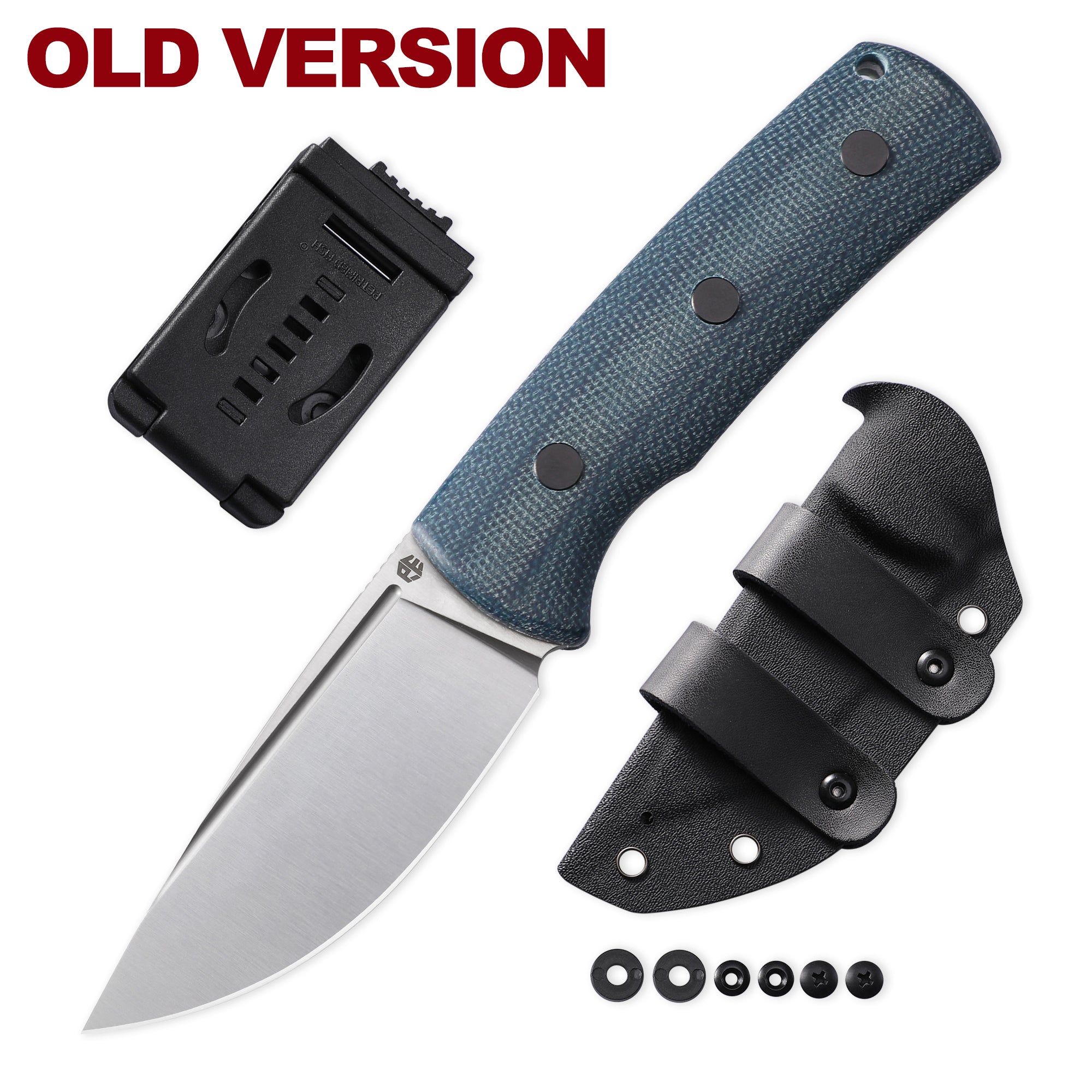 Petrified Fish PFP01F Beluga,3.62" N690 Blade,Micarta/G10 Handle Fixed Blade Knife