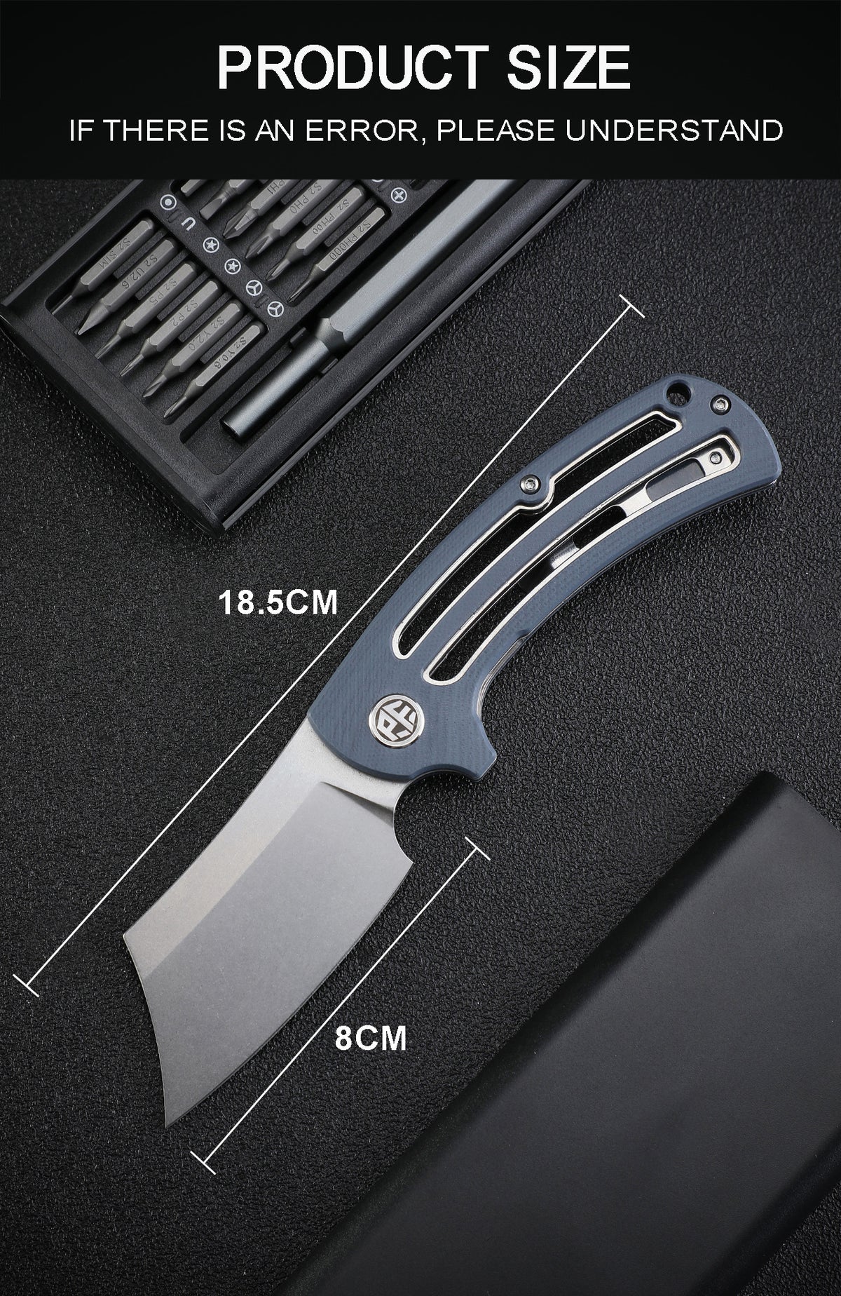Petrified Fish PFE01 Eddy,3.07" K110/Damascus Blade,G10 Handle, Flipper Liner lock Folding knife