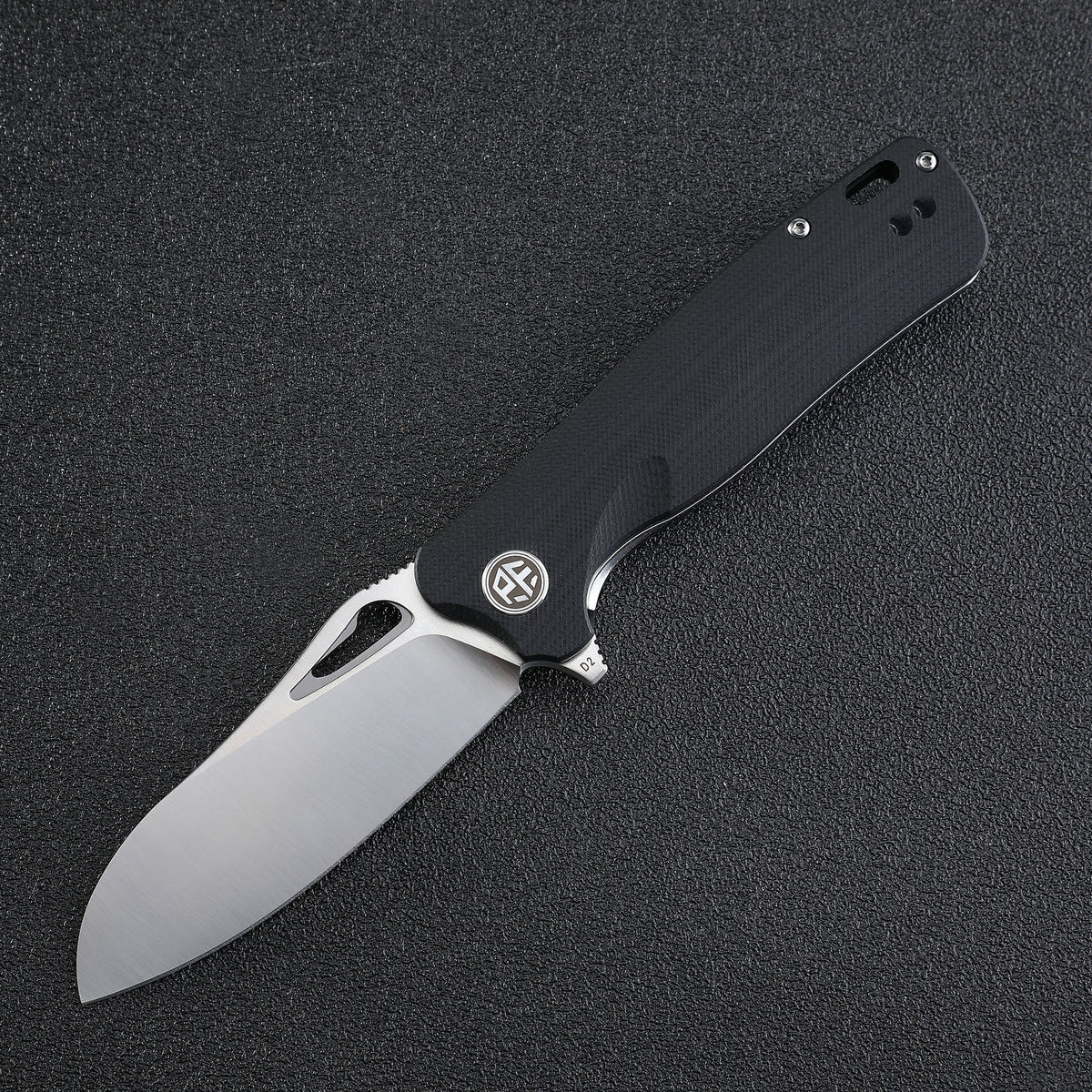 Petrified Fish PF868 Bunta ,3.39" D2 Satin Blade,146g G10 Handle Flipper Liner lock Folding knife