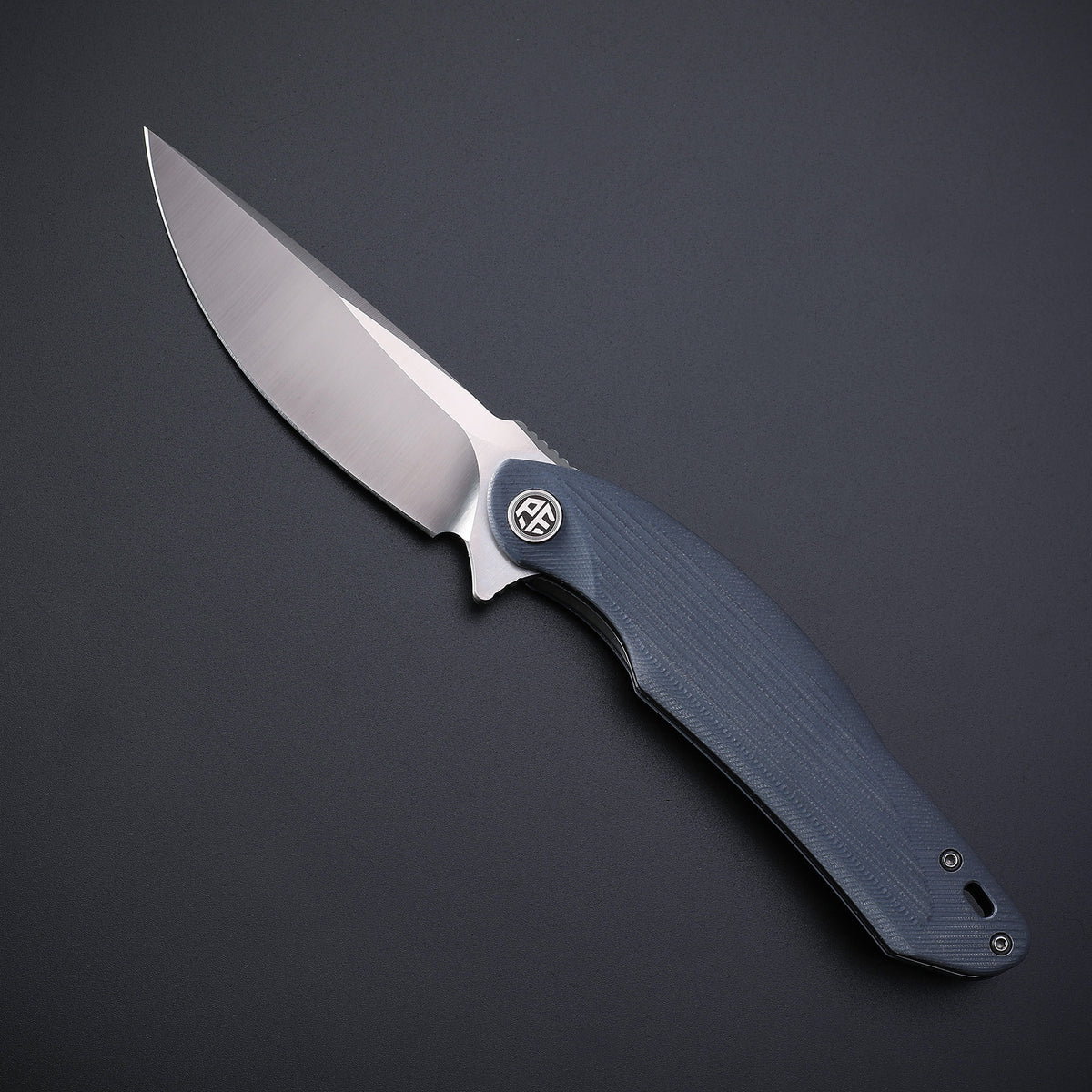Petrified Fish PF878 Wing,3.62" D2 Satin Blade,G10 Handle Flipper Liner Lock Folding Knife