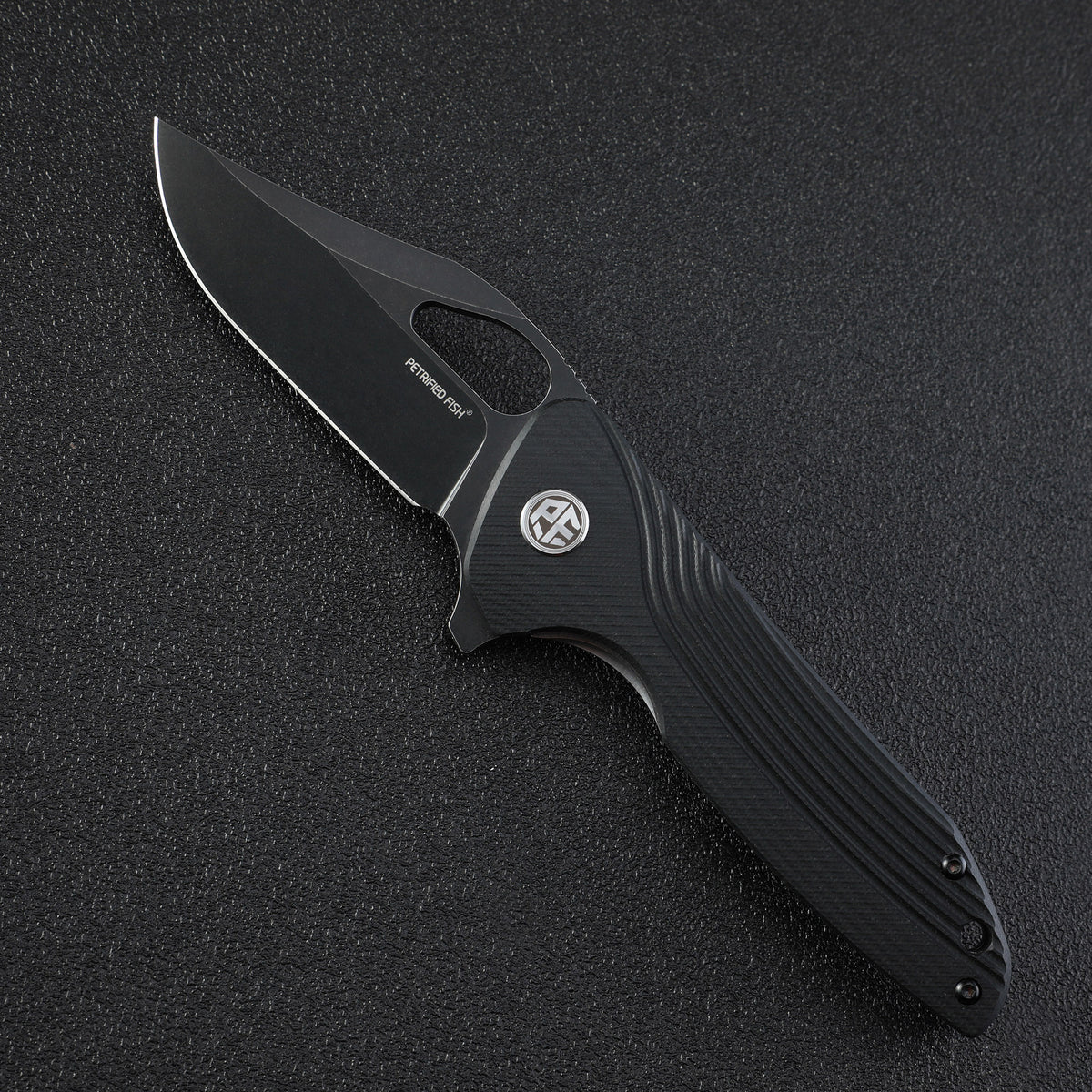 Petrified fish PF999 Mastiff,3.26" K110 Blade,G10 Handle,Flipper Liner lock Folding knife