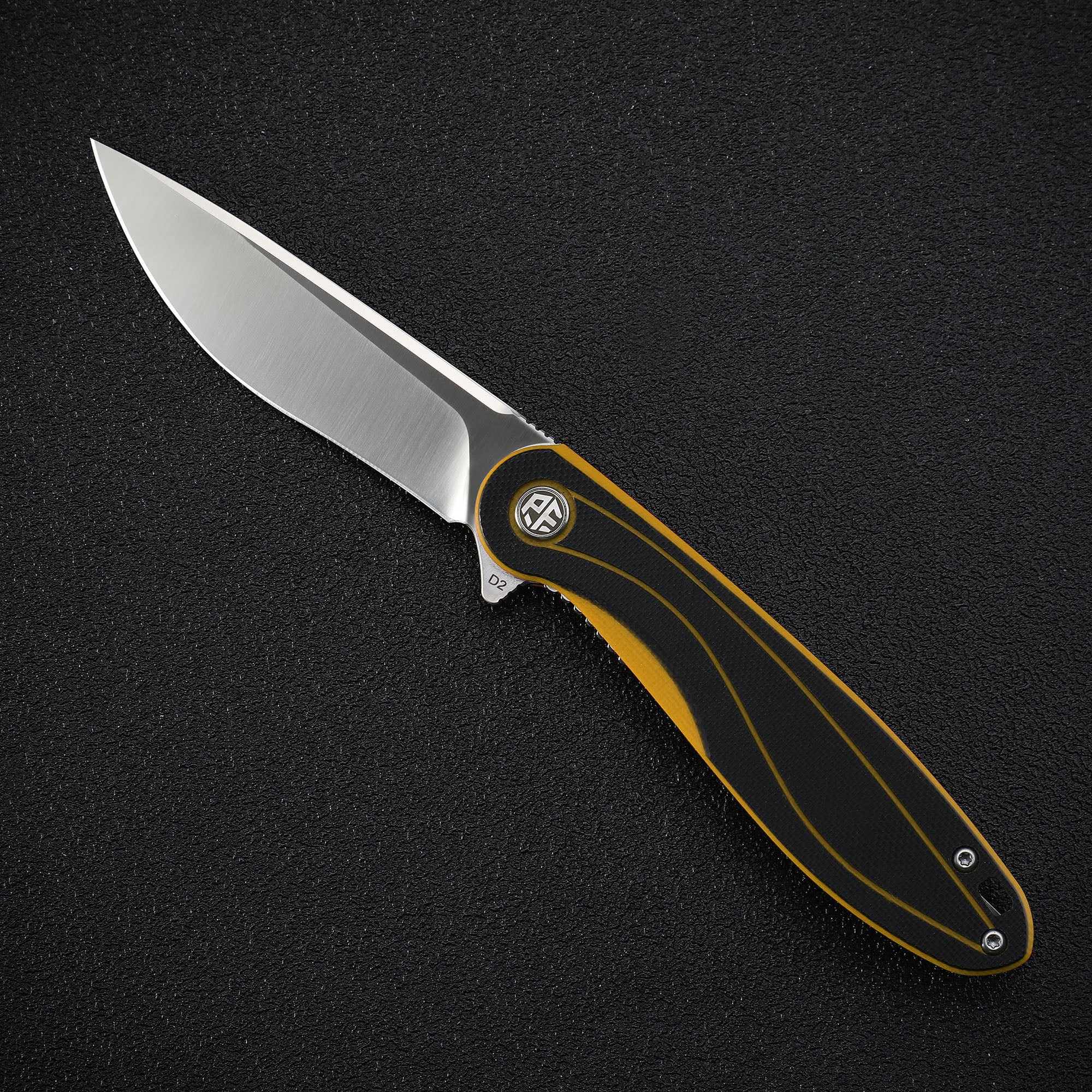 Petrified Fish PF858 Skipper,3.15" D2 Blade,G10 Handle,Flipper Liner lock Folding knife