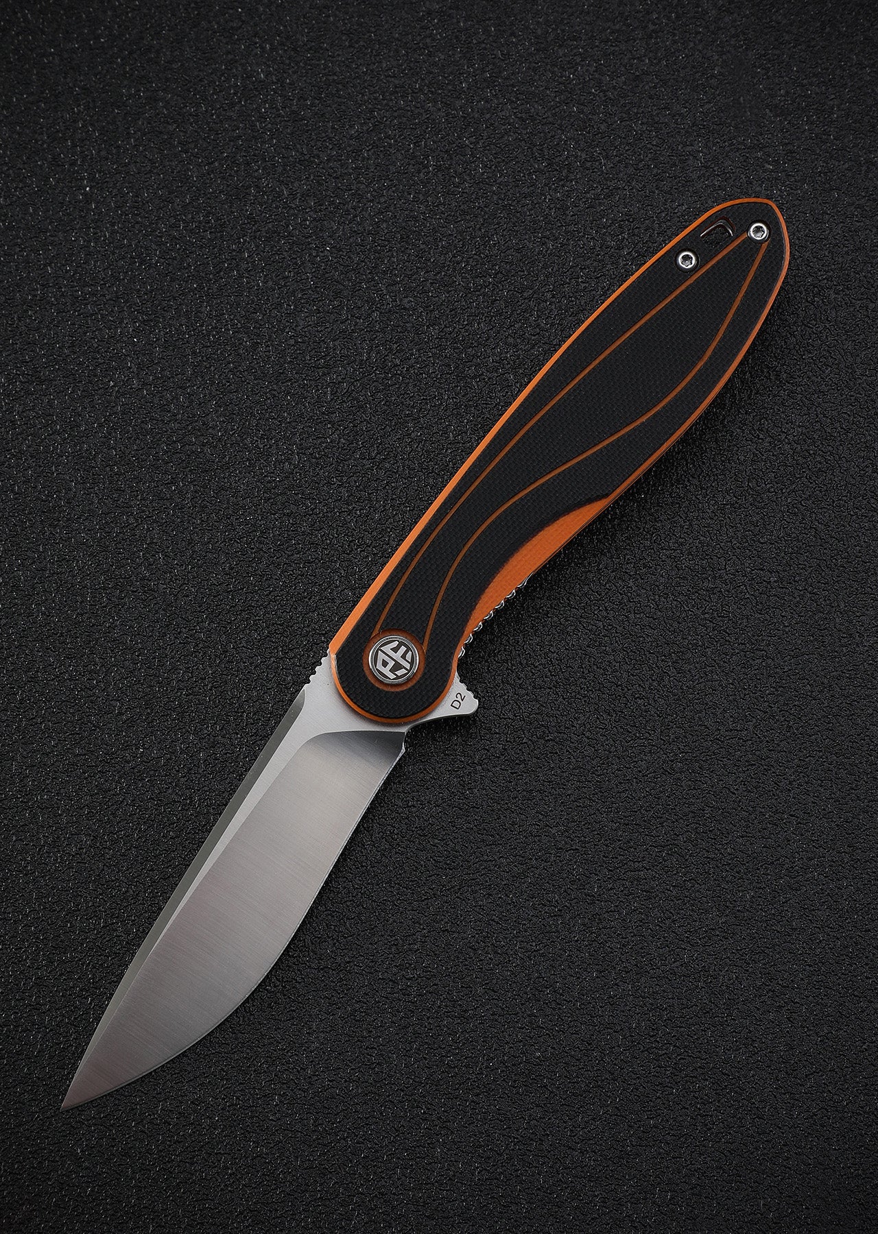 Petrified Fish PF858 Skipper,3.15" D2 Blade,G10 Handle,Flipper Liner lock Folding knife