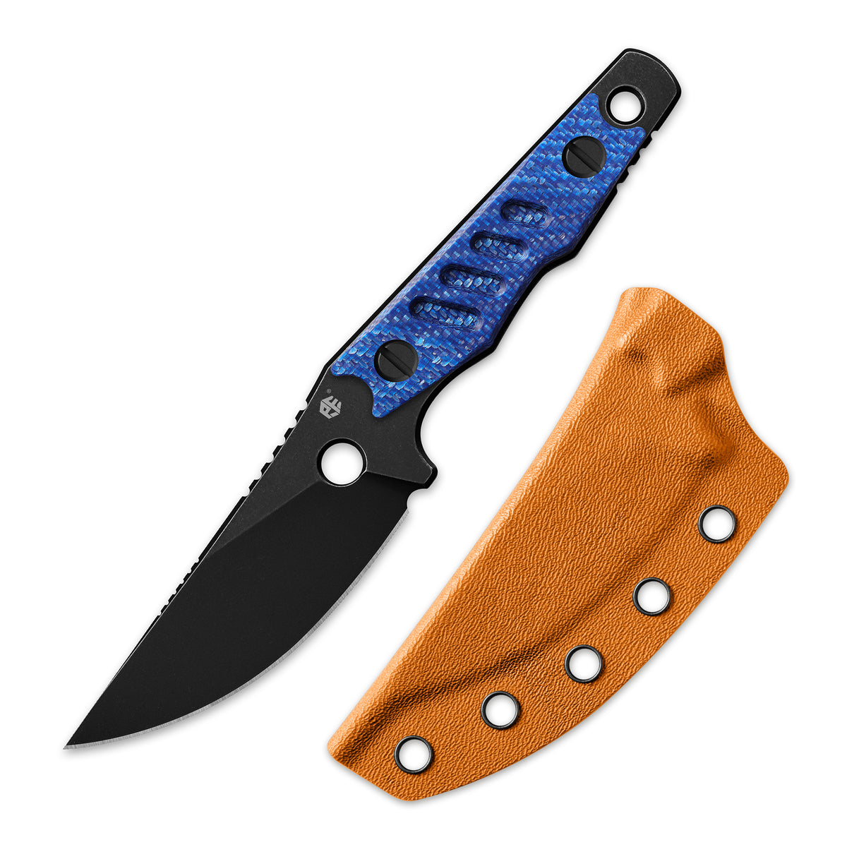 Petrified Fish PFE18-Bison L,N690 Steel Skeleton Knife