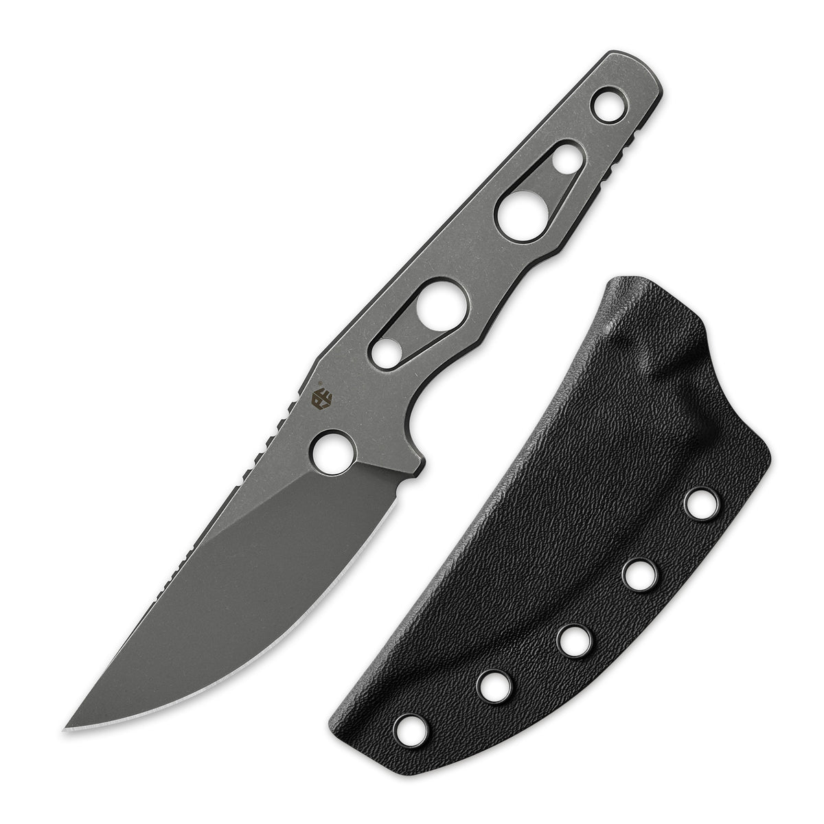 Petrified Fish PFE18-Bison L,N690 Steel Skeleton Knife