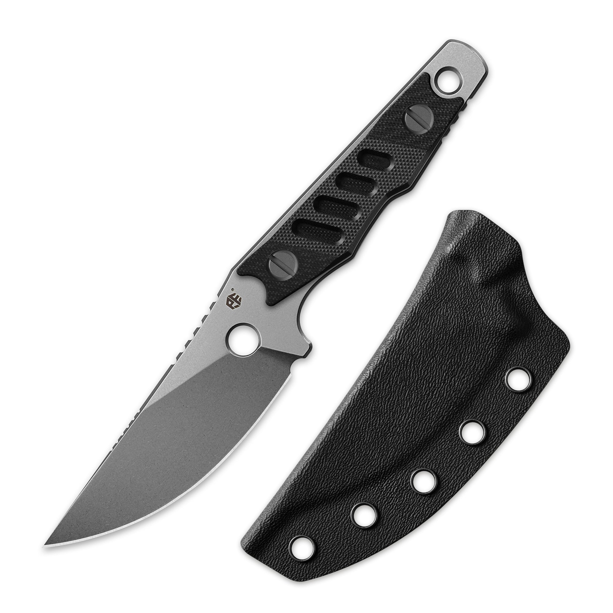Petrified Fish PFE18-Bison L,N690 Steel Skeleton Knife
