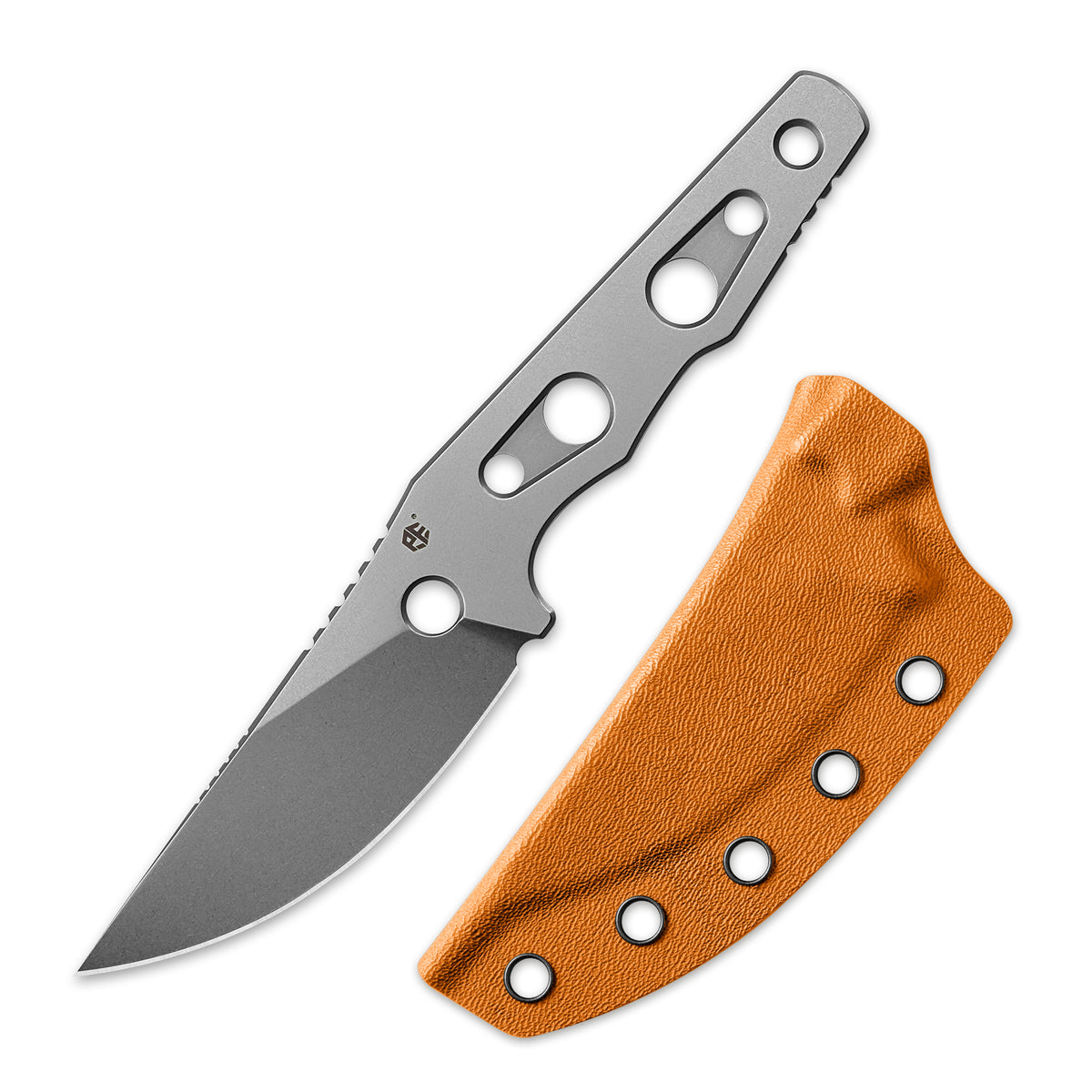 Petrified Fish PFE18-Bison L,N690 Steel Skeleton Knife