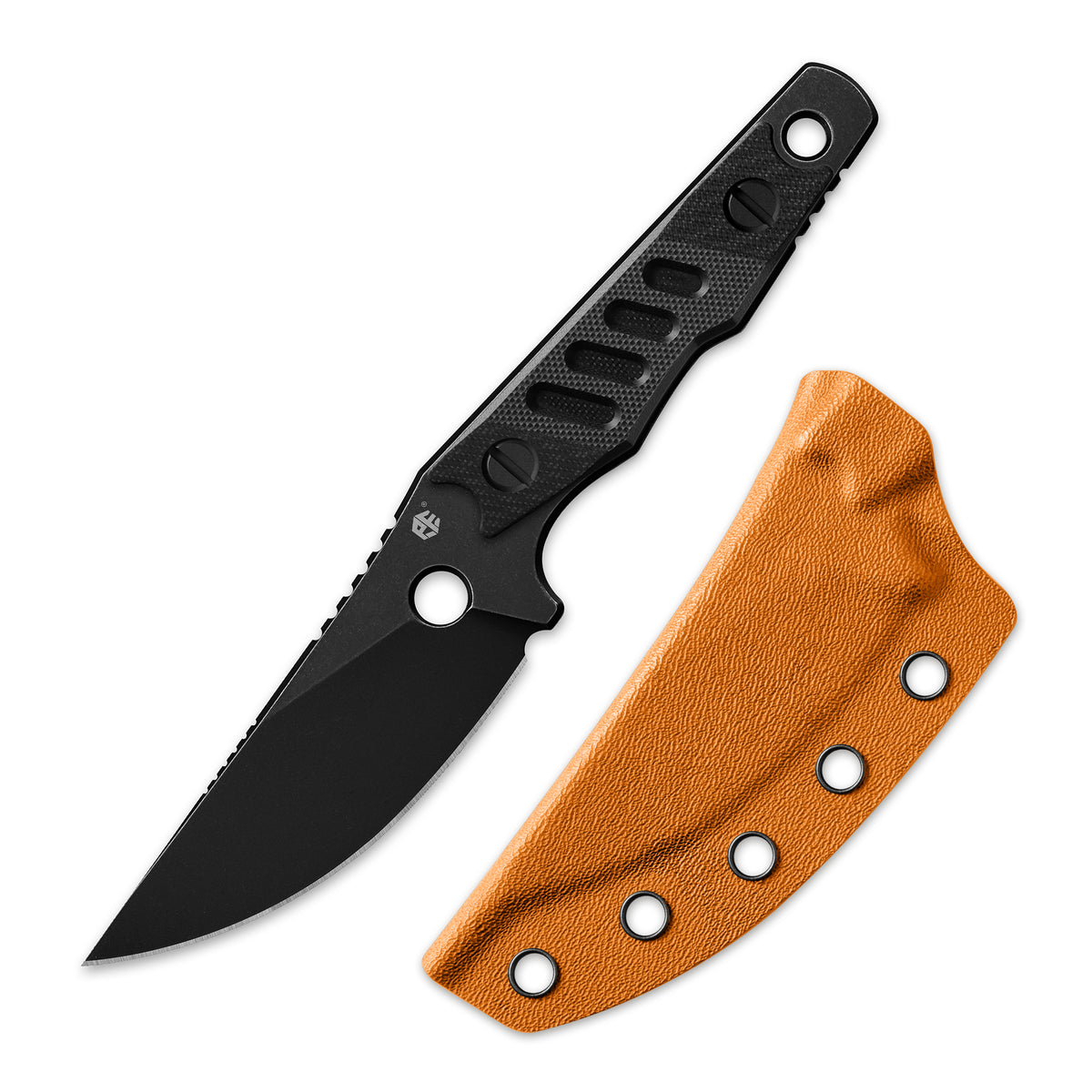 Petrified Fish PFE18-Bison L,N690 Steel Skeleton Knife