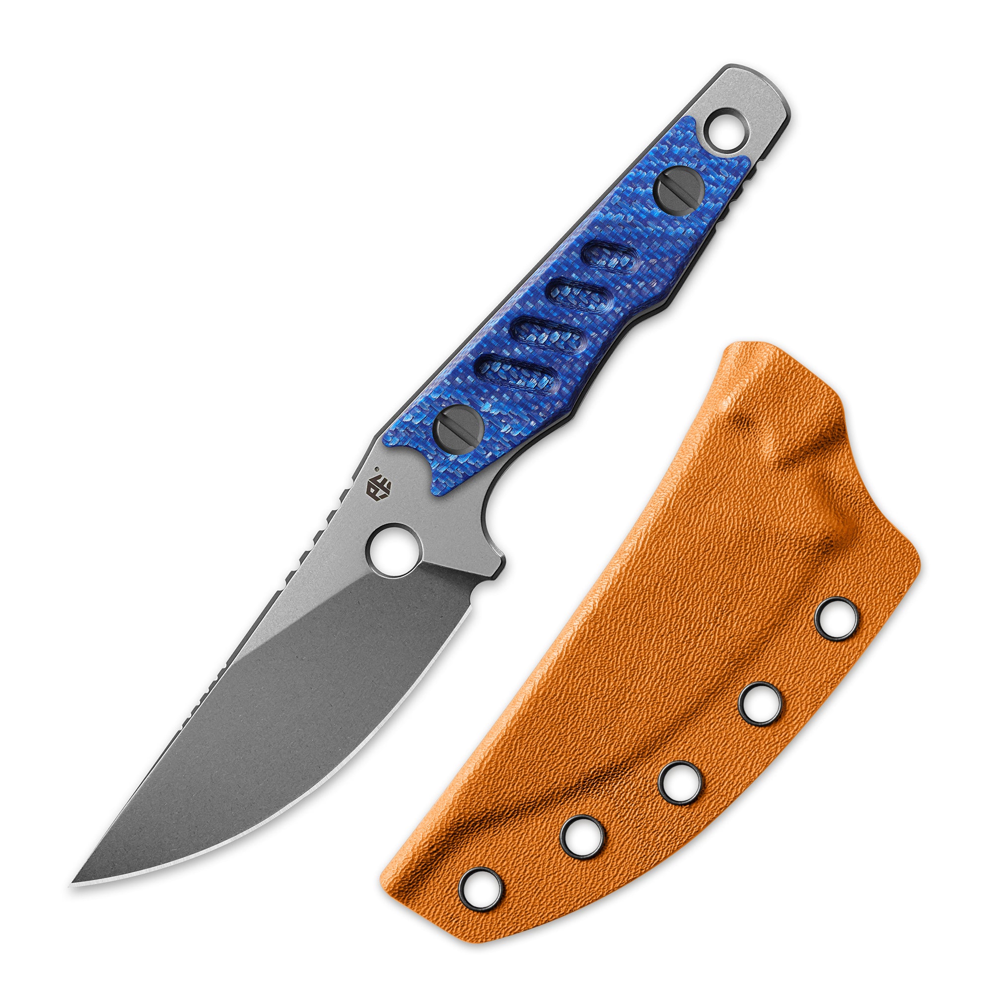 Petrified Fish PFE18-Bison L,N690 Steel Skeleton Knife