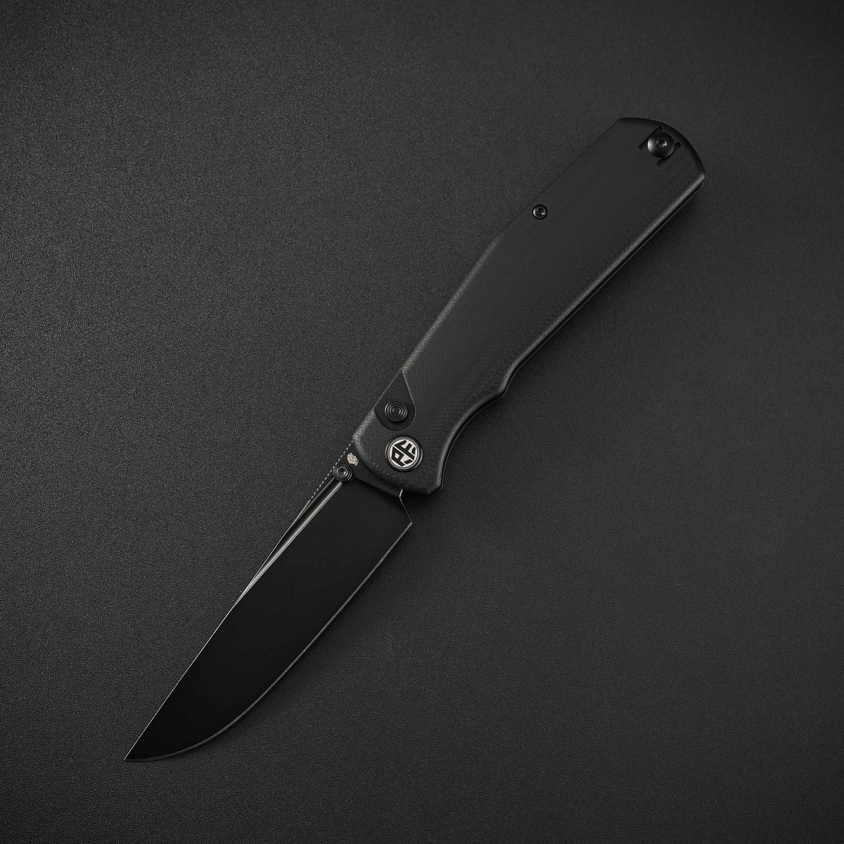 Petrified Fish PFP14-Lis,3.90" 10Cr15CoMov Steel Blade,G10 Handle,Button Lock Folding Knife