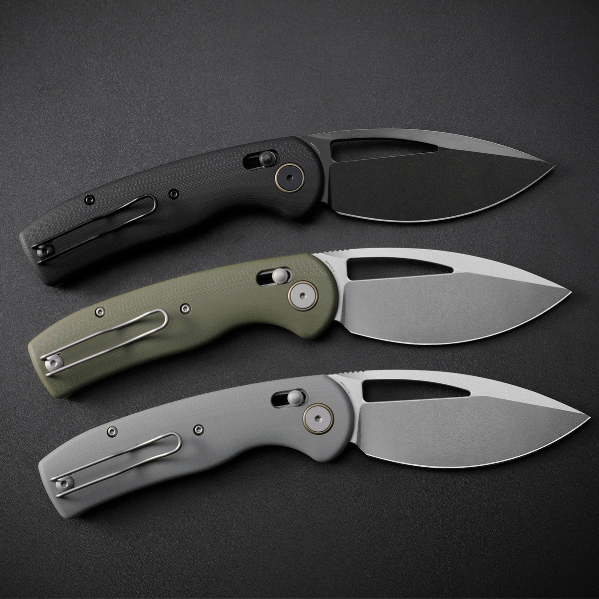 Petrified Fish PFP13-Viper,3.50" K110 Steel Blade,G10 Handle,Crossbar Lock Folding Knife