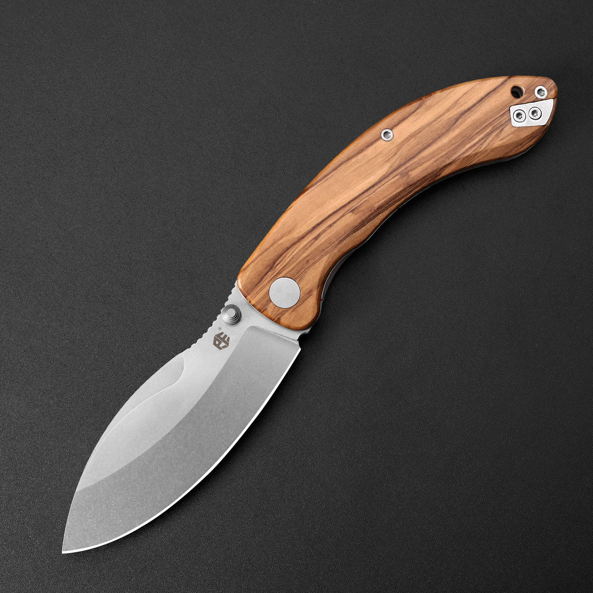 Petrified Fish PFB06-Zonda,3.74" 14C28N Steel Blade,G10/Wood/Micarta Handle,Liner Lock Folding Knife