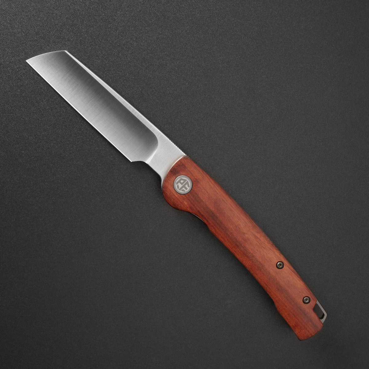 Petrified Fish PFE04 Scholar,3.7" 154CM Satin/Stonewashed Blade,Front Flipper Liner Lock Folding Knife