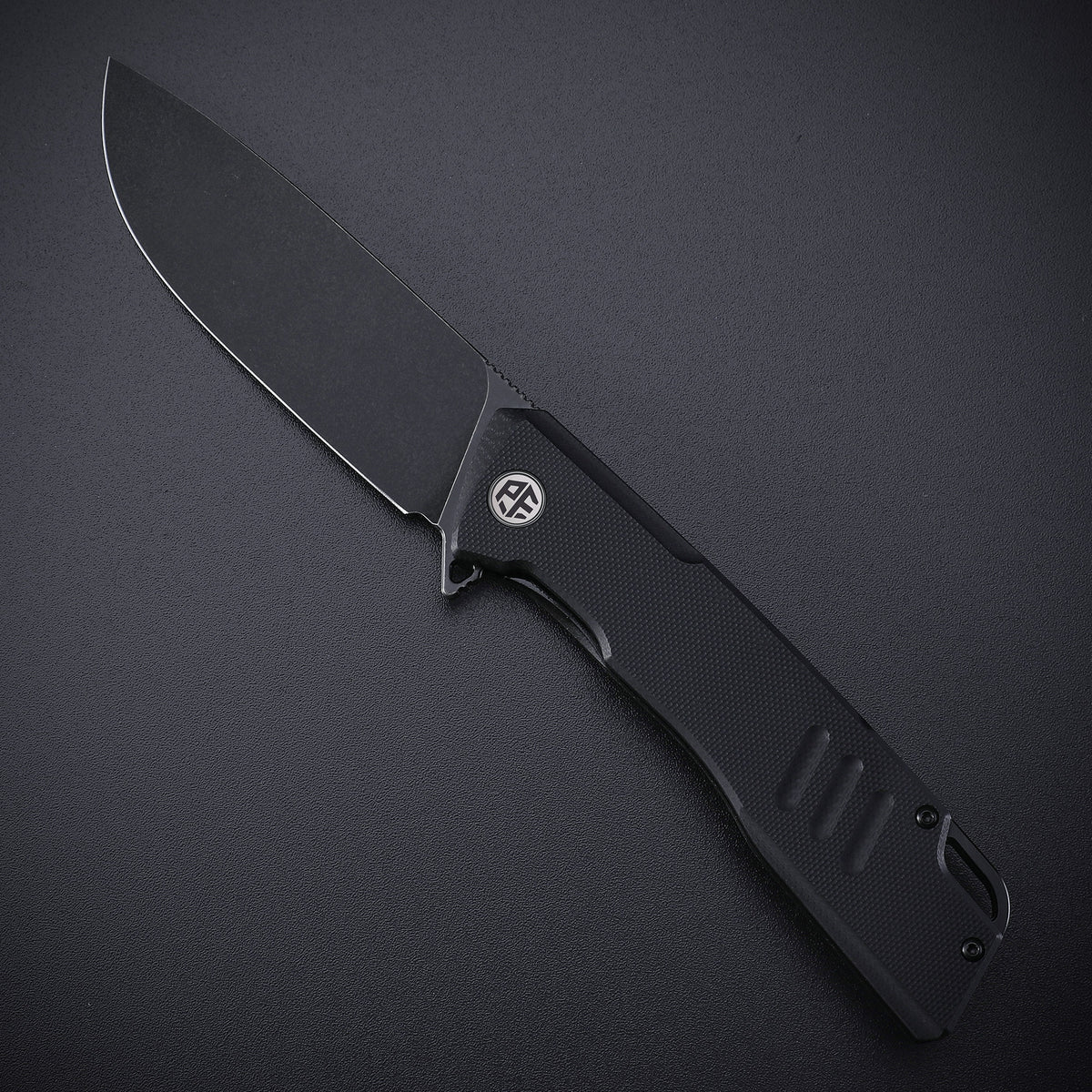 Petrified Fish PFB02 Loco,3.70" D2 Blade,150g G10 Handle Flipper Liner Lock Folding Knife