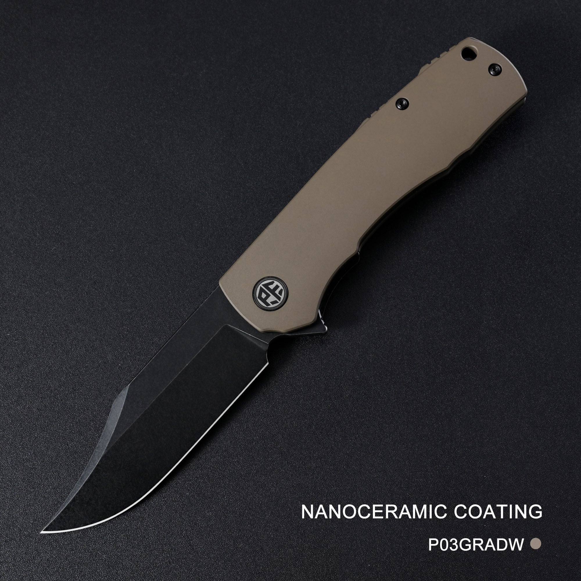 Petrified Fish PFP03 Victor,3.58" 154CM Blade,Aluminium Handle,Flipper Liner Lock Folding Knife