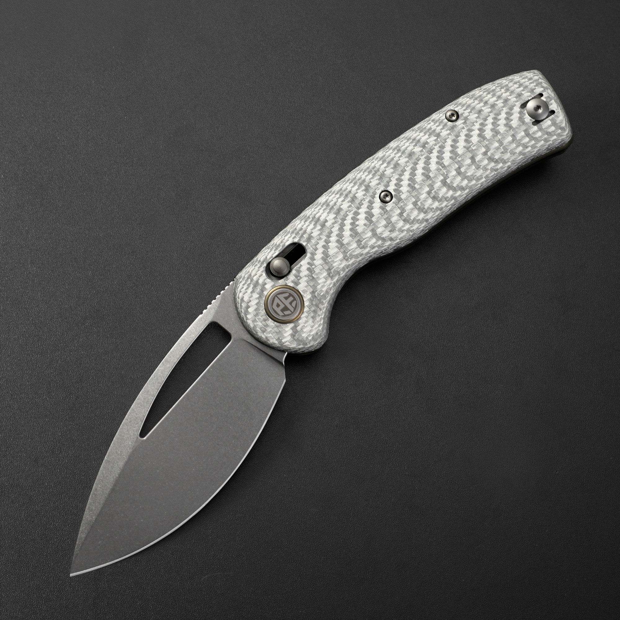 Petrified Fish PFP13-Viper,3.50" K110 Steel Blade,G10 Handle,Crossbar Lock Folding Knife