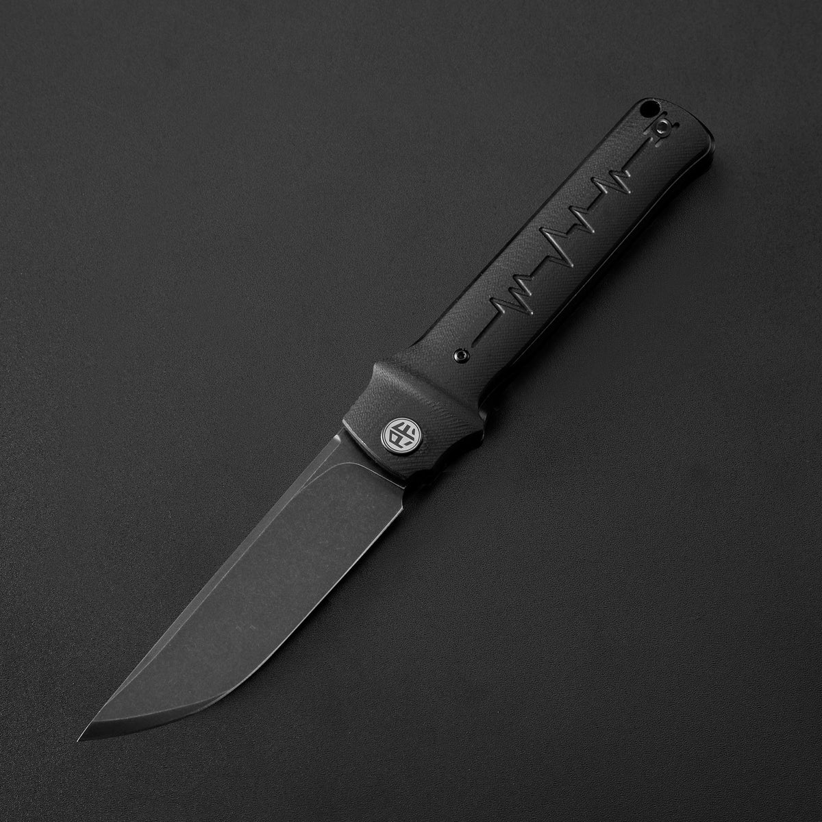 Petrified Fish PFB04 Tena, 3.82" D2 Blade,G10 Handle,Front Flipper Liner Lock Folding Knife