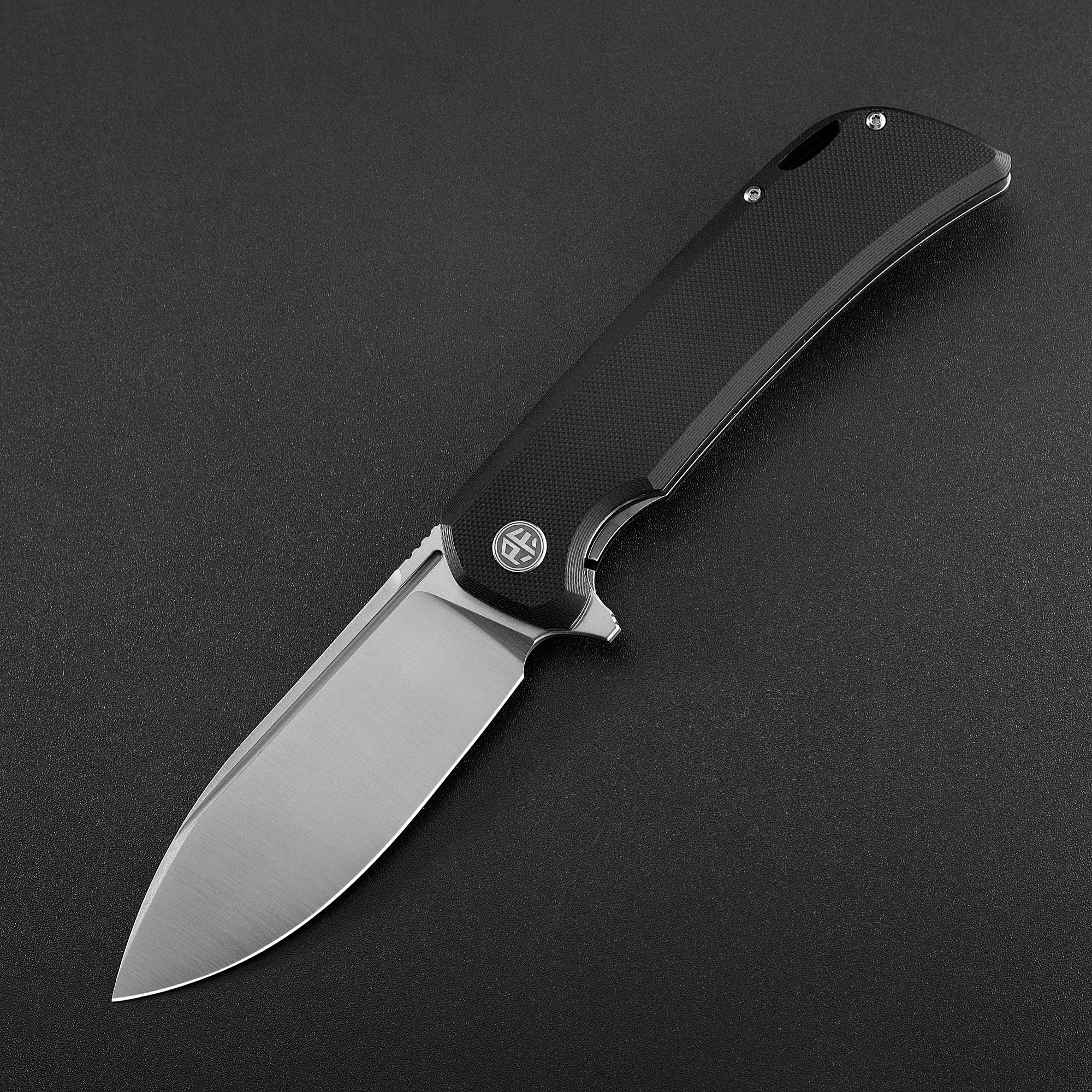 Petrified Fish PFB05 Tunny,3.86" 14C28N Blade,G10/Micarta Handle,Flipper Liner Lock Folding Knife