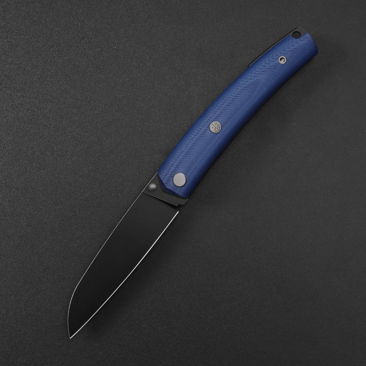 Petrified Fish PF719 V2-Patte,3.43"14C28N Steel Blade,Wood/Carbon Fiber/G10 Handle,Thumb Stud Liner Lock Folding knife