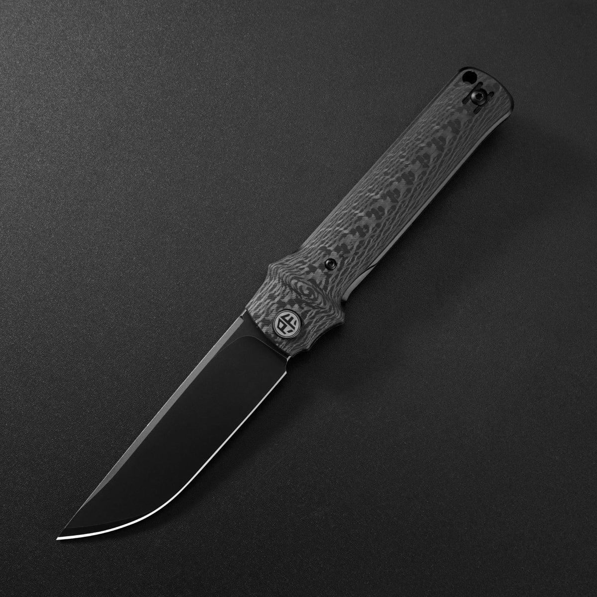 Petrified Fish PFB04 Tena, 3.82" D2 Blade,G10 Handle,Front Flipper Liner Lock Folding Knife