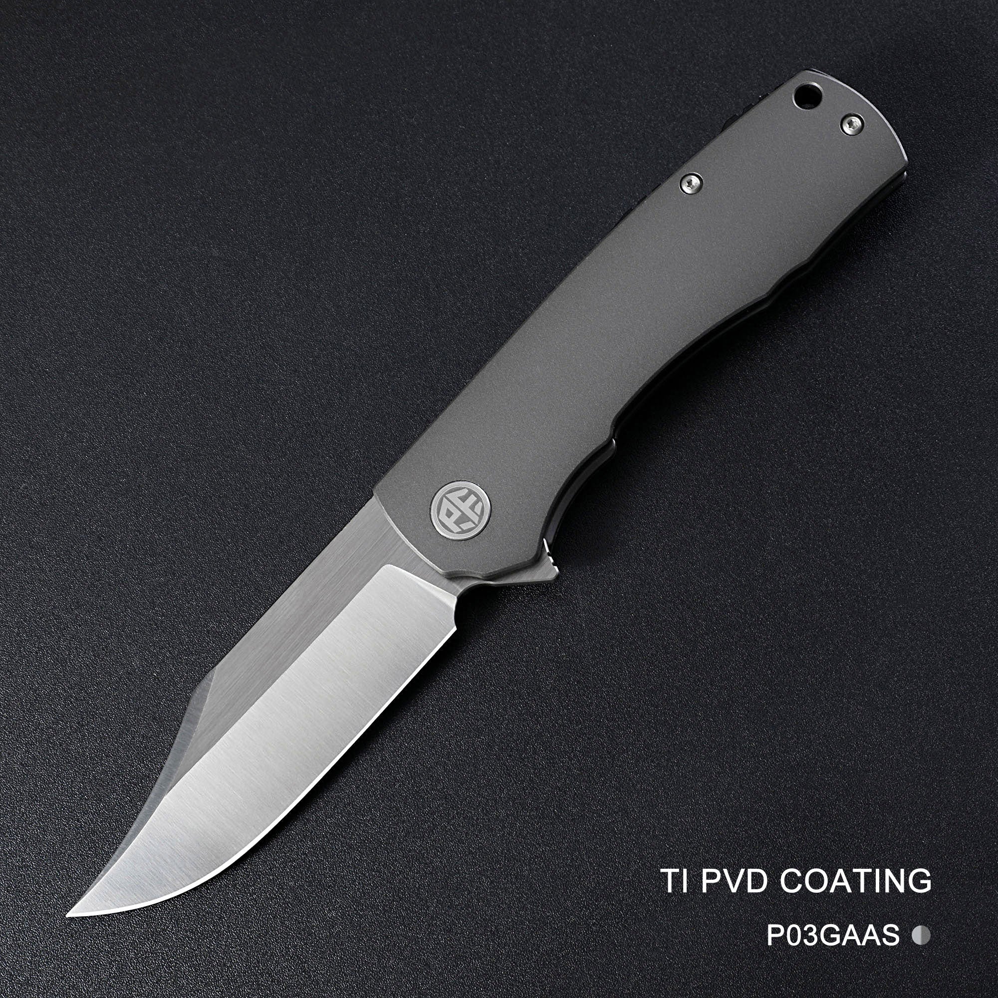 Petrified Fish PFP03 Victor,3.58" 154CM Blade,Aluminium Handle,Flipper Liner Lock Folding Knife