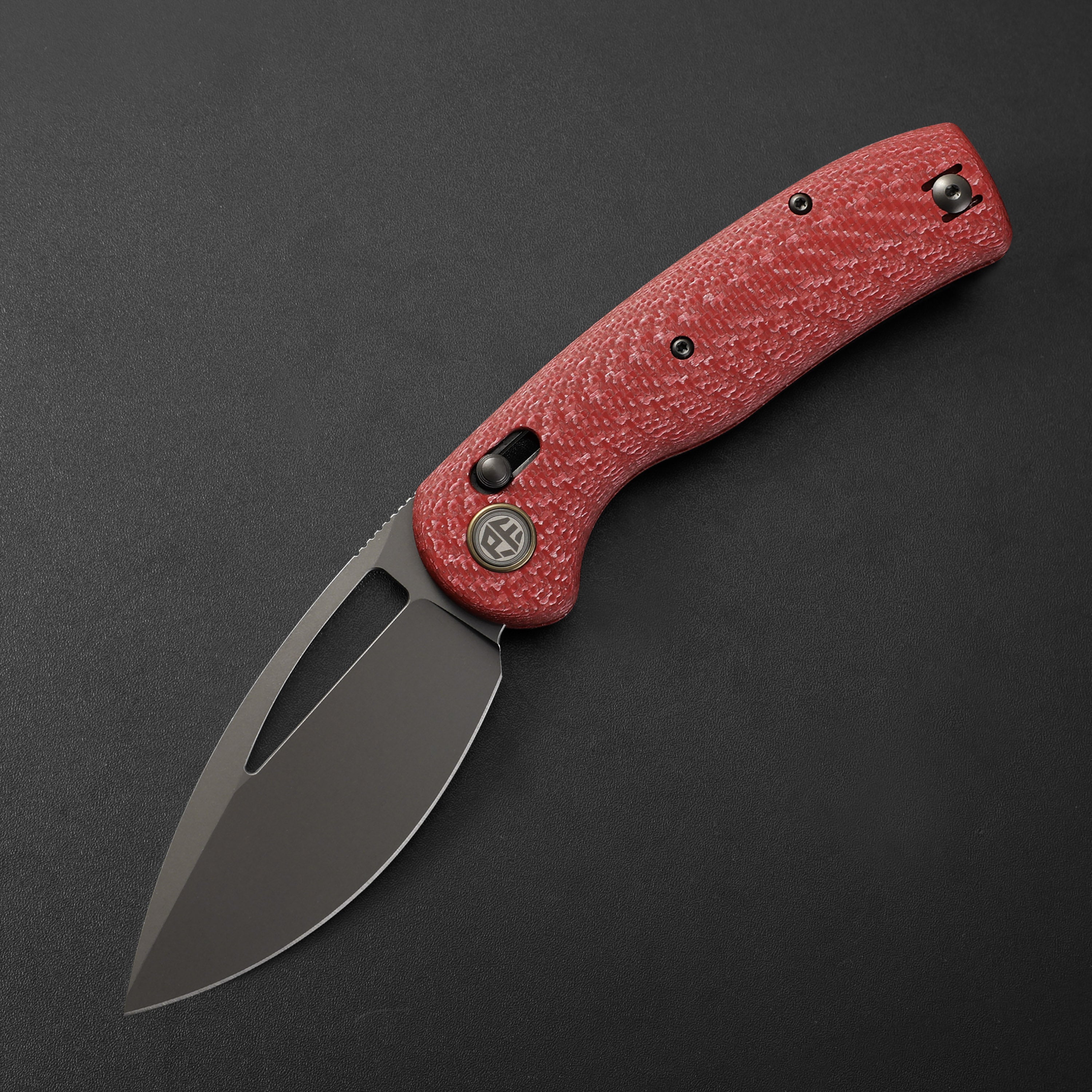 Petrified Fish PFP13-Viper,3.50" K110 Steel Blade,G10 Handle,Crossbar Lock Folding Knife