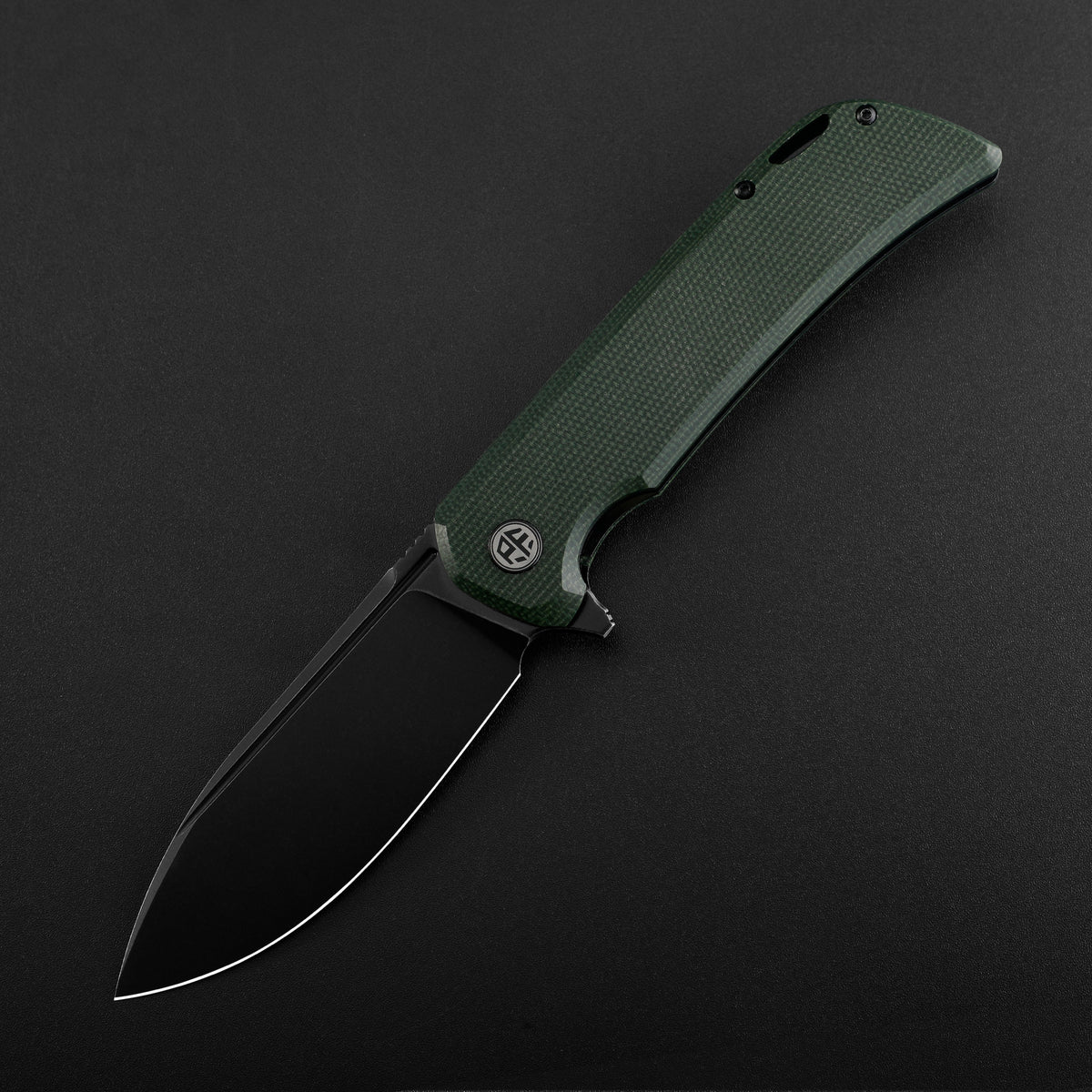 Petrified Fish PFB05 Tunny,3.86" 14C28N Blade,G10/Micarta Handle,Flipper Liner Lock Folding Knife