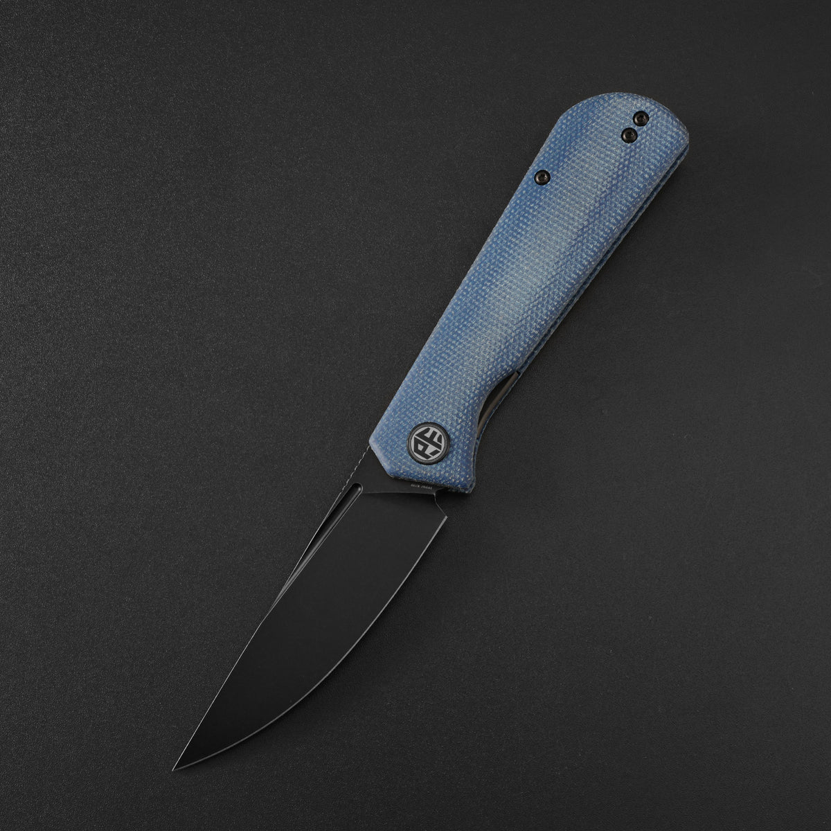 Petrified Fish PFP07 Viking,3.62" K110/Damascus Blade,G10/Micarta/Wood Handle Front Flipper Liner Lock Folding Knife