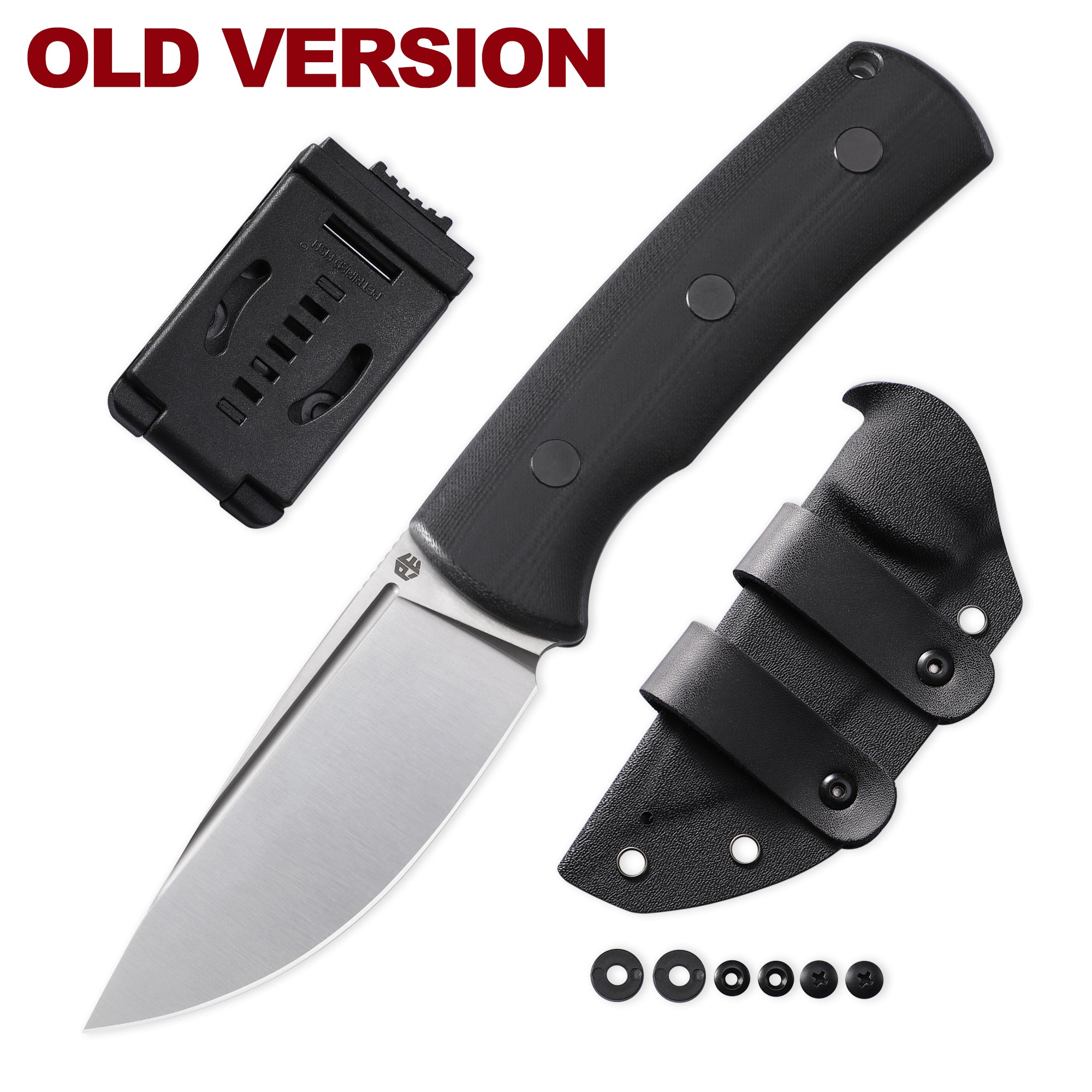 Petrified Fish PFP01F Beluga,3.62" N690 Blade,Micarta/G10 Handle Fixed Blade Knife