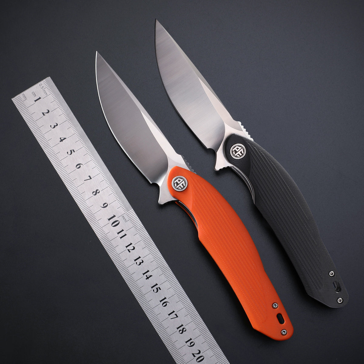 Petrified Fish PF878 Wing,3.62" D2 Satin Blade,G10 Handle Flipper Liner Lock Folding Knife