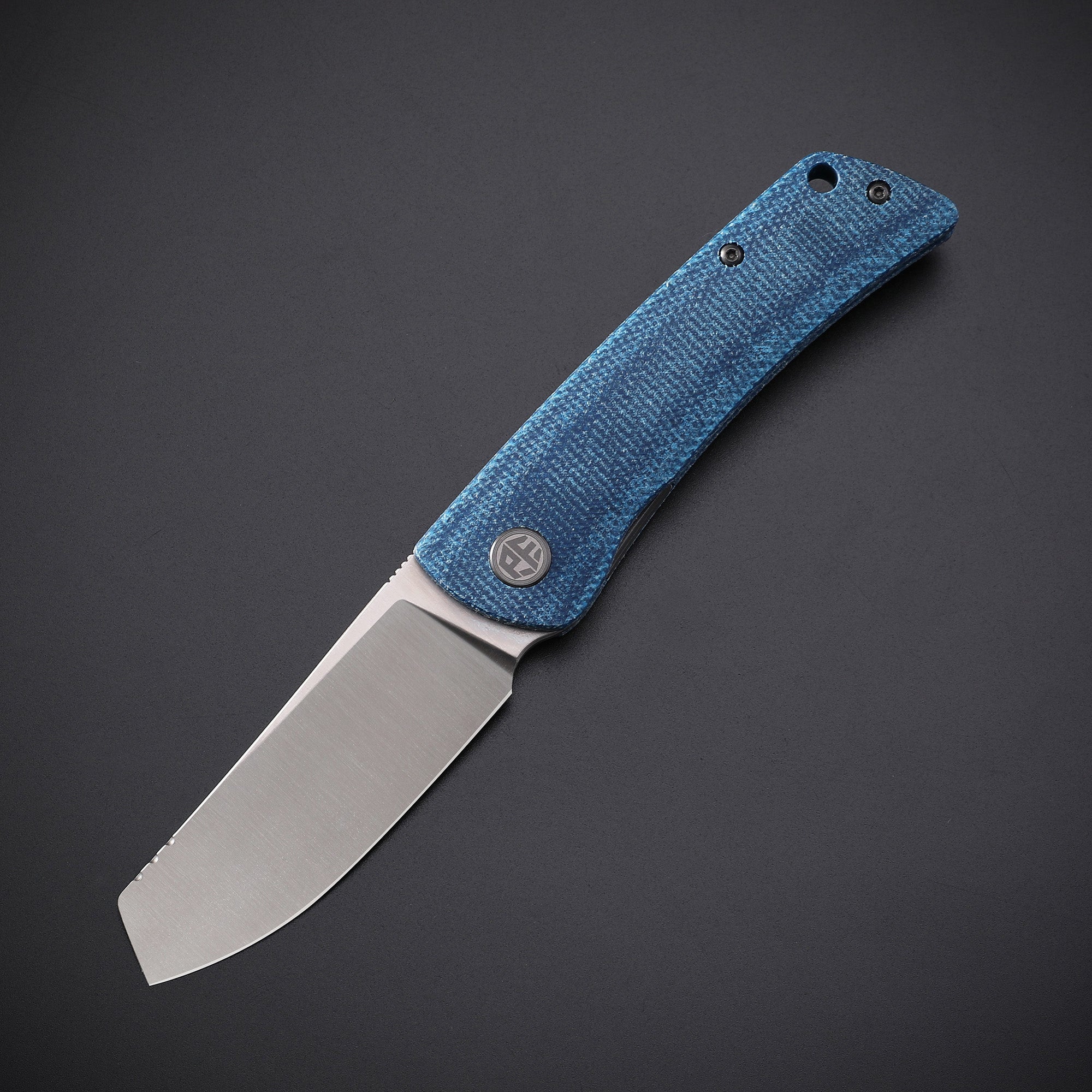 Petrified Fish PFE05 Flavorist,3.15" K110 Satin Blade,94g Micarta Handle,Front Flipper Liner Lock Folding Knife