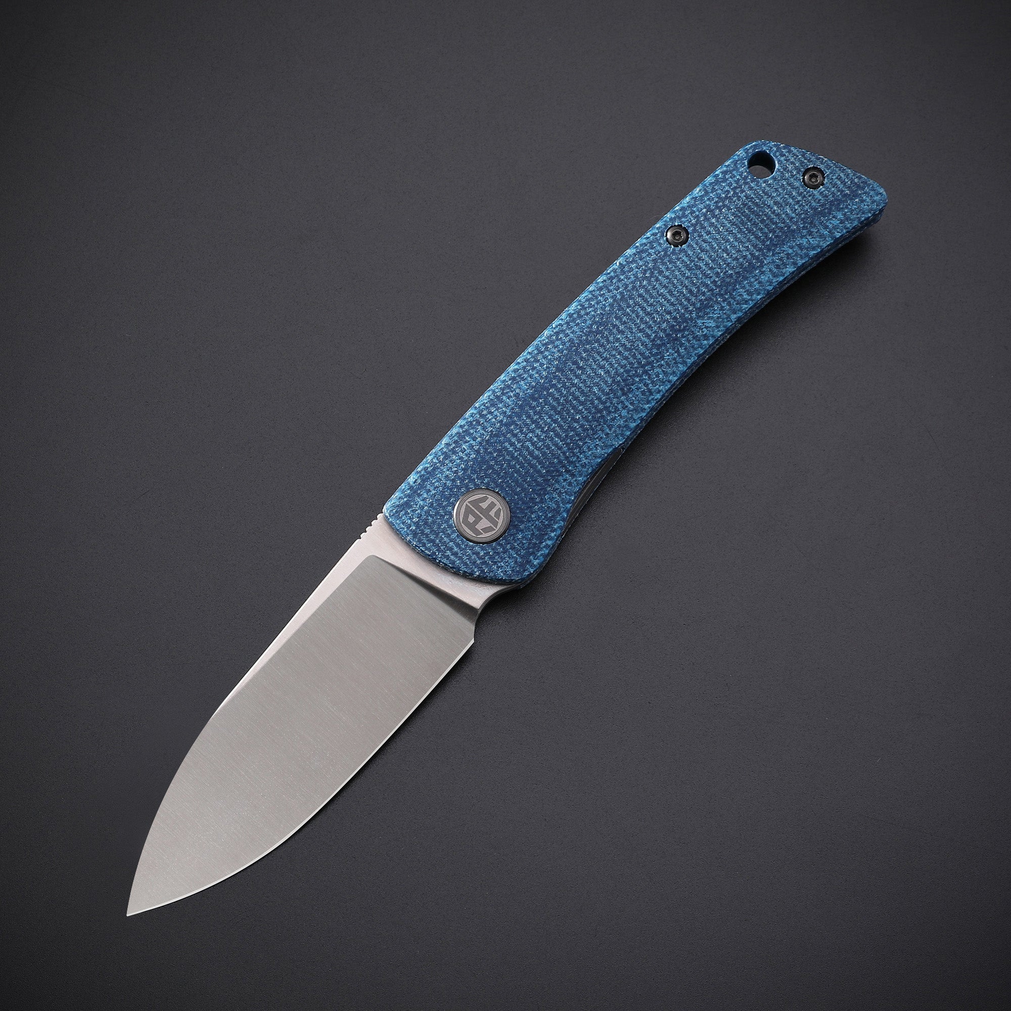 Petrified Fish PFE05 Flavorist,3.15" K110 Satin Blade,94g Micarta Handle,Front Flipper Liner Lock Folding Knife