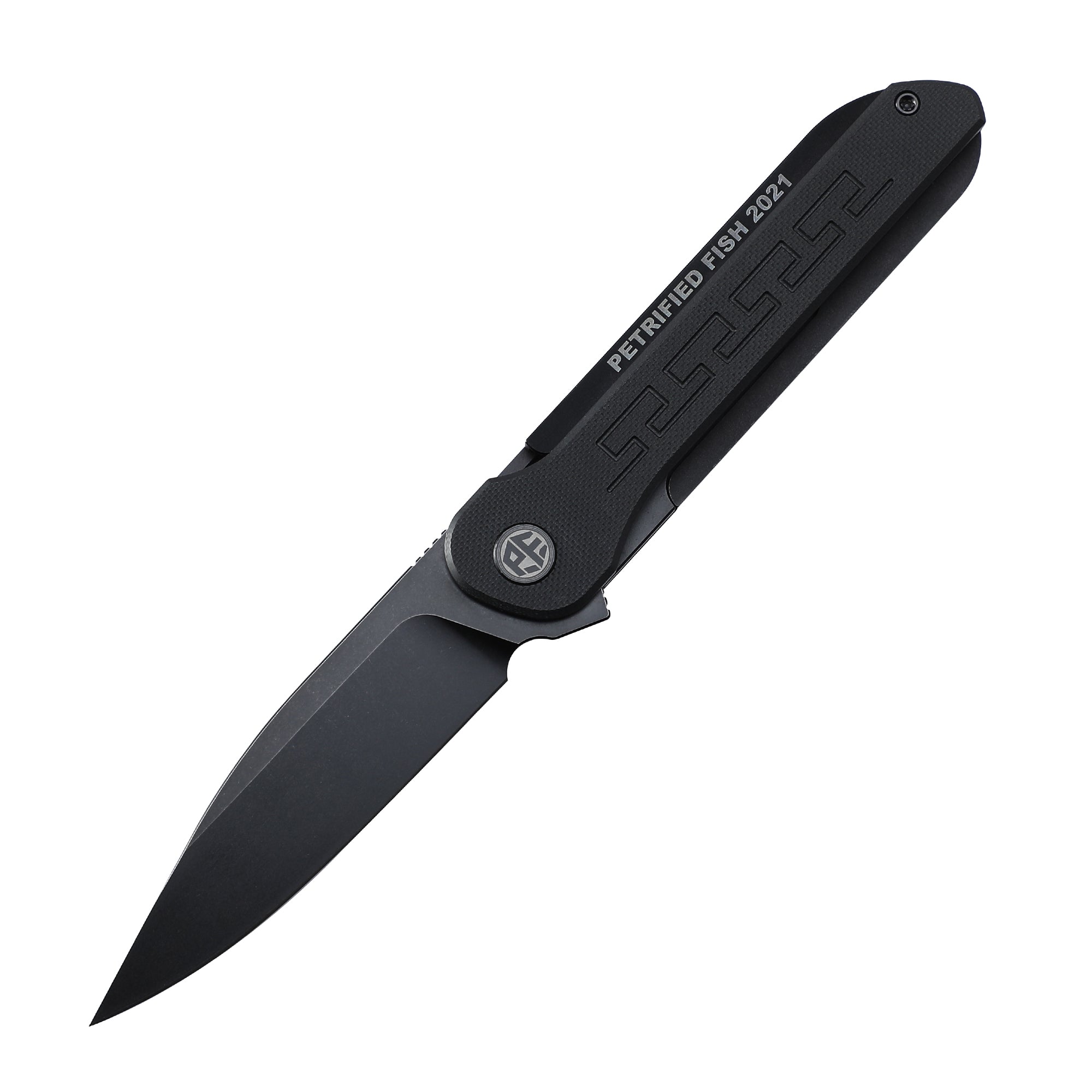 Petrified Fish PFE03 ZERO,3.6" 154CM Blade,98g Titanium & G10 Handle Flipper Liner Lock Folding knife