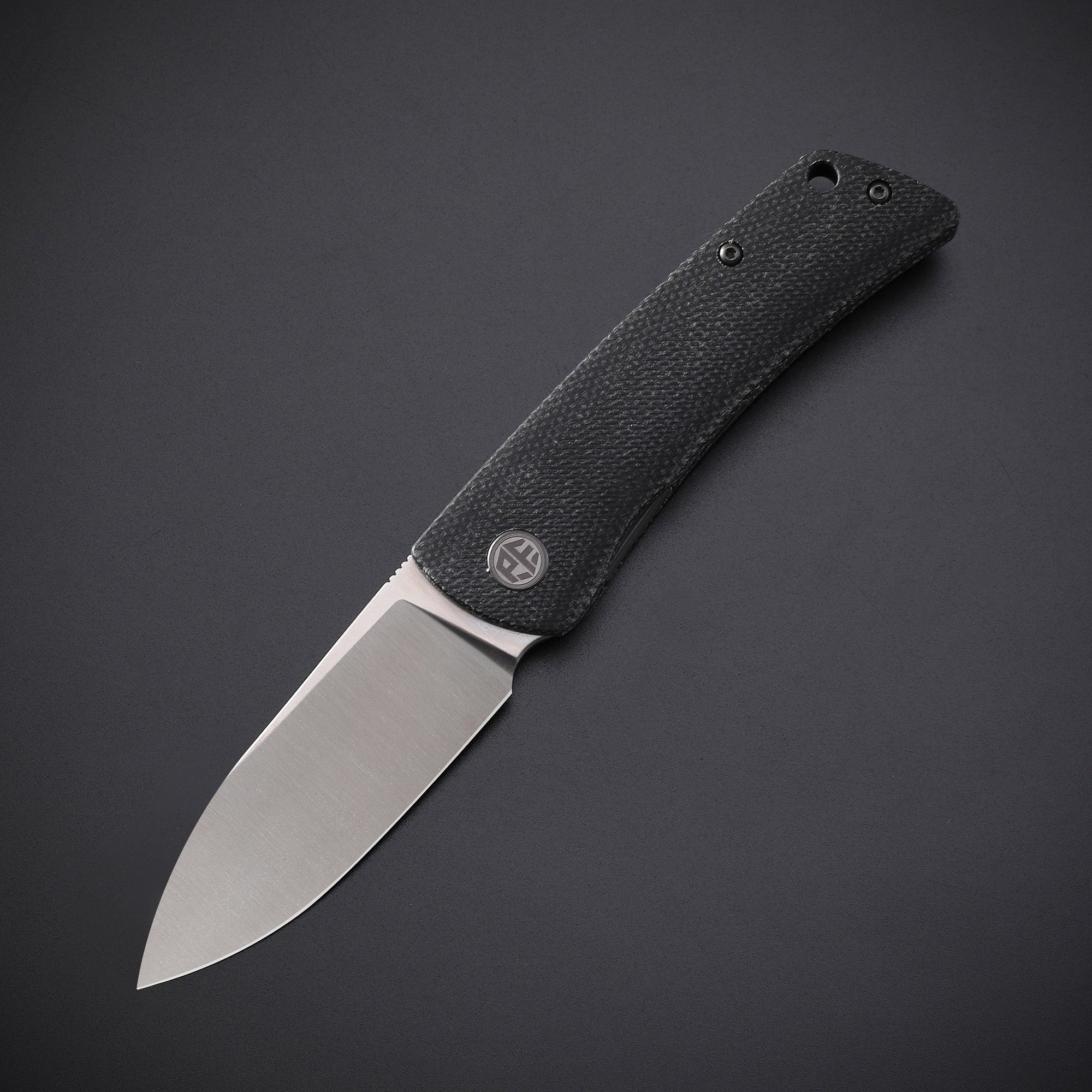 Petrified Fish PFE05 Flavorist,3.15" K110 Satin Blade,94g Micarta Handle,Front Flipper Liner Lock Folding Knife