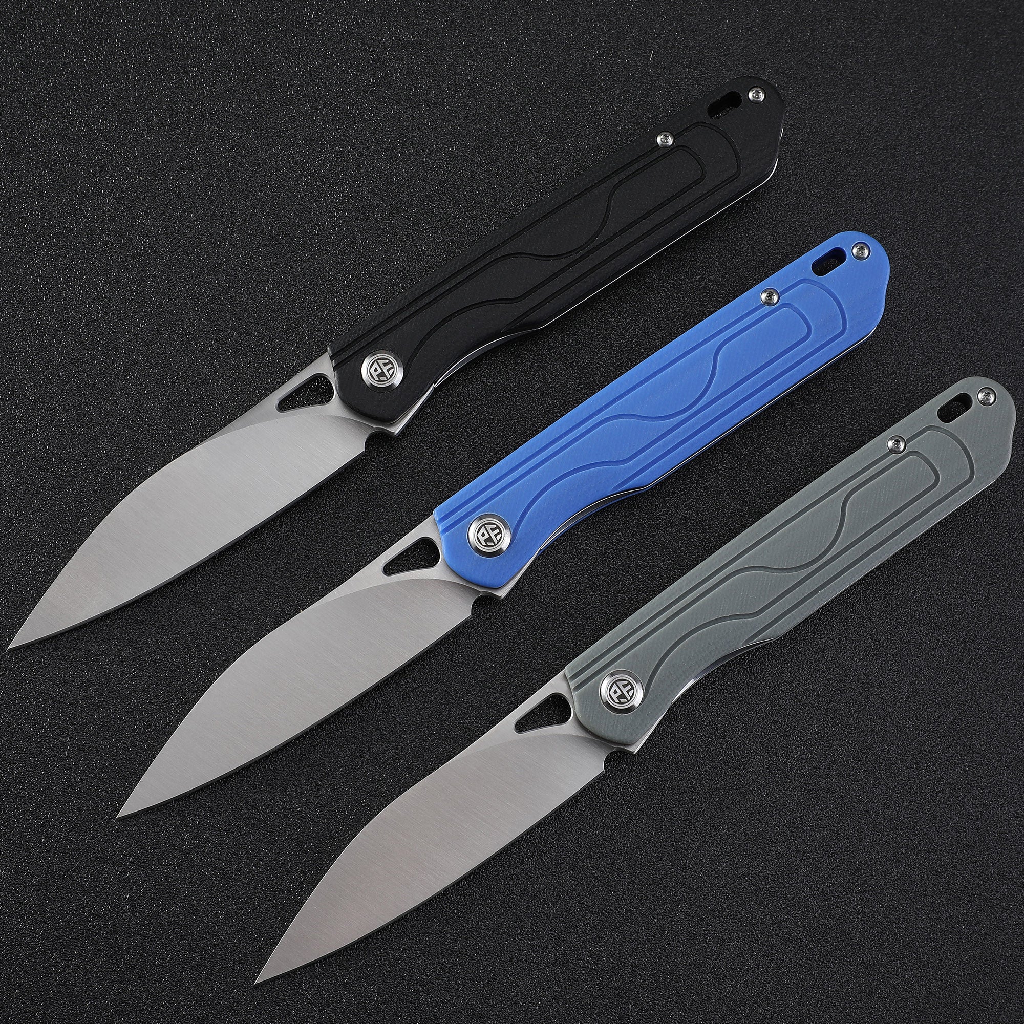 Petrified Fish PFE02 Scout,3.03" 14C28N Blade,G10 Handle,Front Flipper Liner Lock Folding Knife