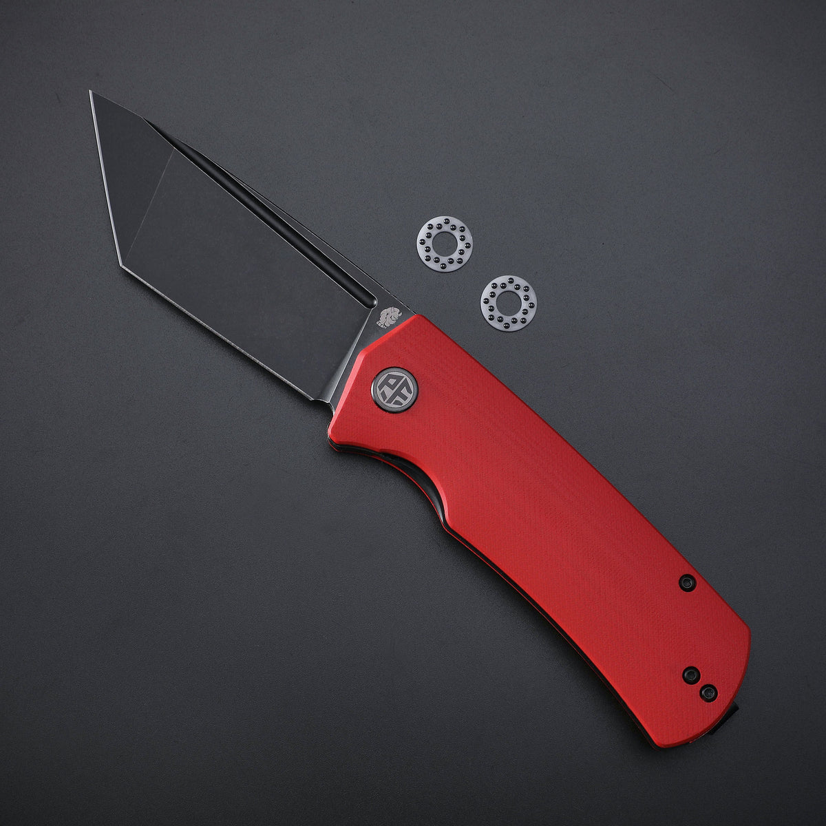 Petrified Fish PFP01T Beluga,3.58" K110 Blade,G10/Micarta Handle,Front Flipper Liner Lock Folding Knife