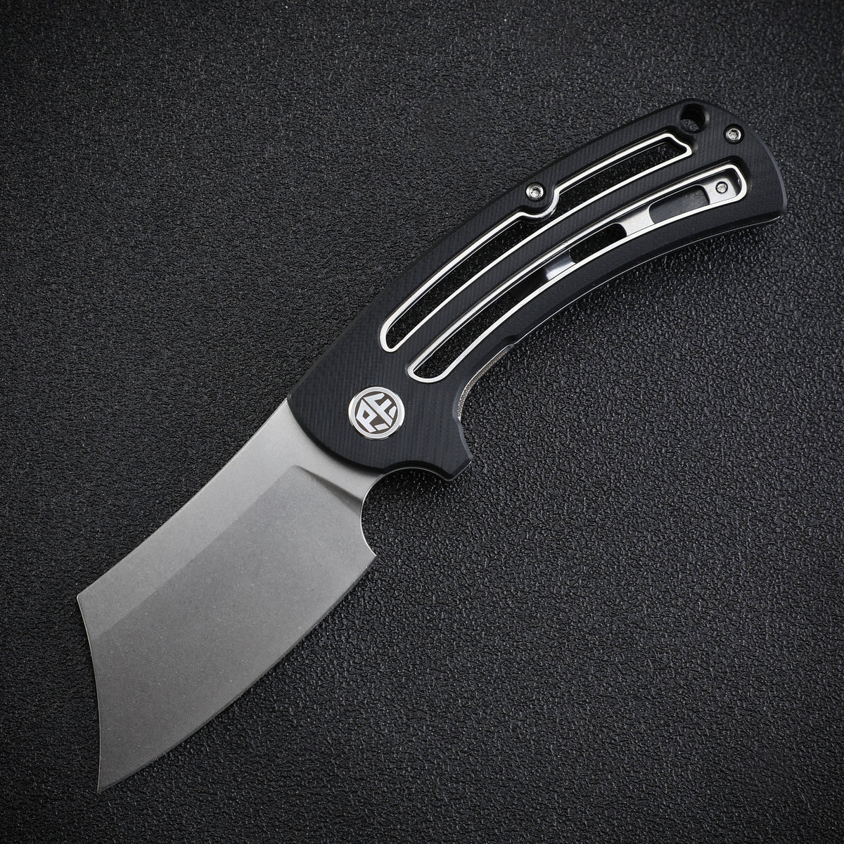 Petrified Fish PFE01 Eddy,3.07" K110/Damascus Blade,G10 Handle, Flipper Liner lock Folding knife