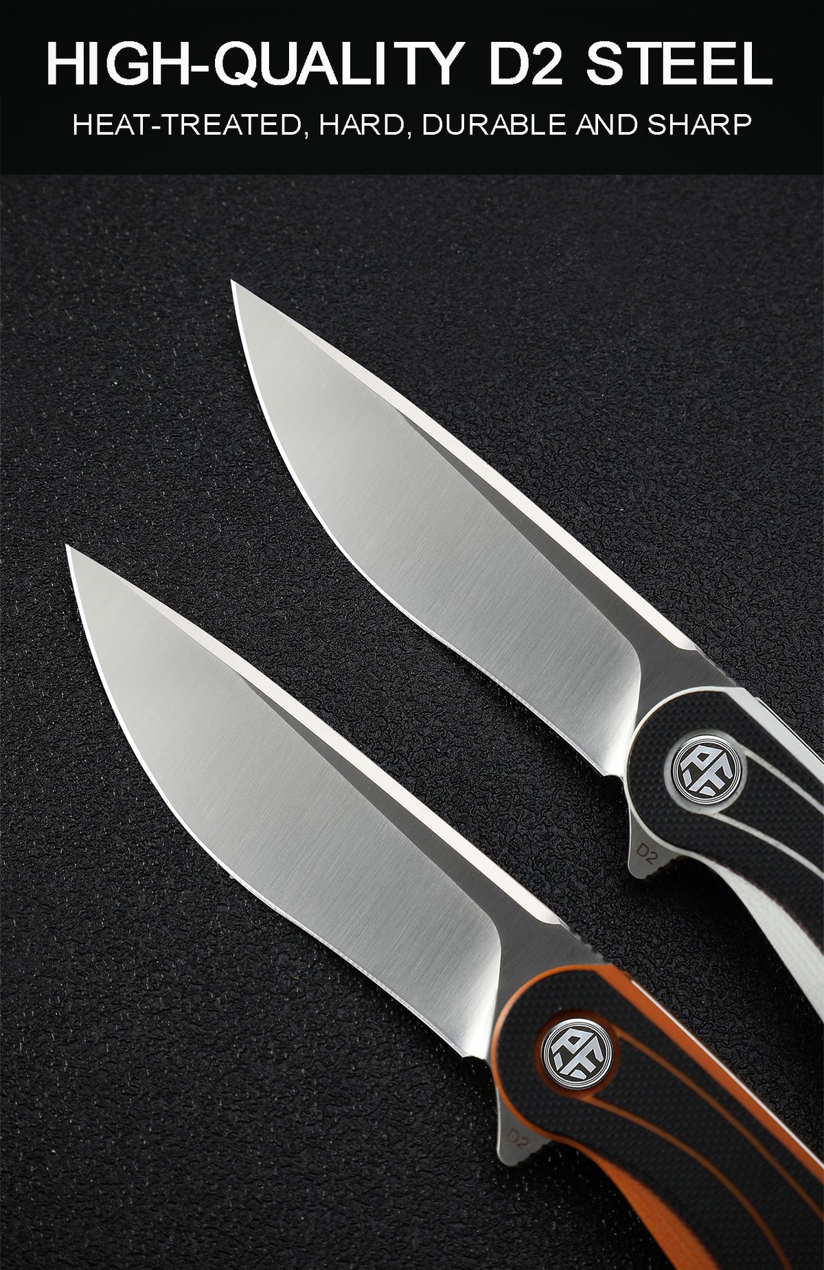 Petrified Fish PF858 Skipper,3.15" D2 Blade,G10 Handle,Flipper Liner lock Folding knife