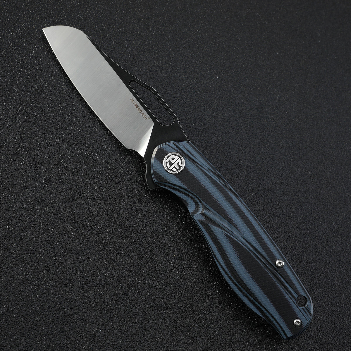 Petrified fish PF979 Raptor original,3.43"D2 Blade,G10 Handle,Flipper Liner lock Folding knife